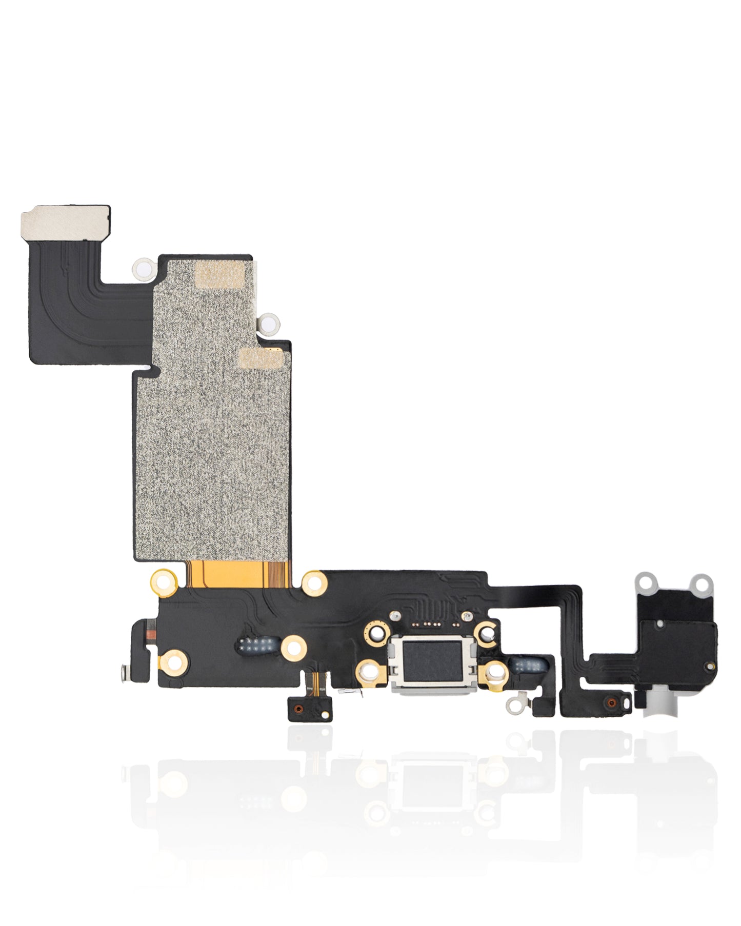 Charging Port Flex Cable For iPhone 6S Plus (Aftermarket) (Silver)
