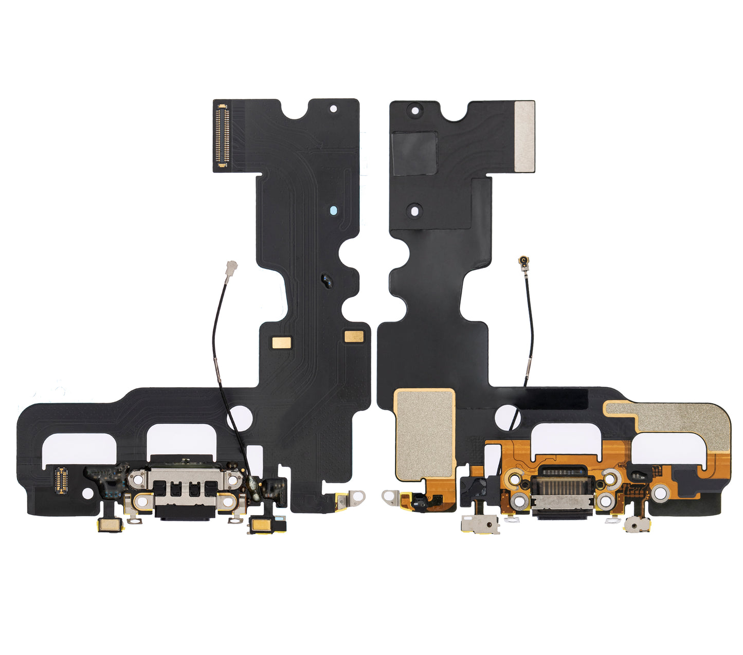 Charging Port Flex Cable For iPhone 7 (Aftermarket) (Jet / Matte Black)