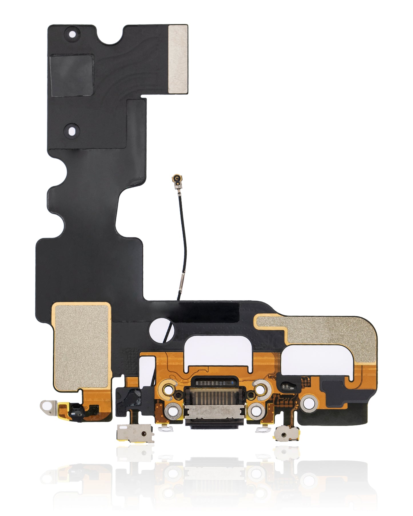 Charging Port Flex Cable For iPhone 7 (Aftermarket) (Jet / Matte Black)
