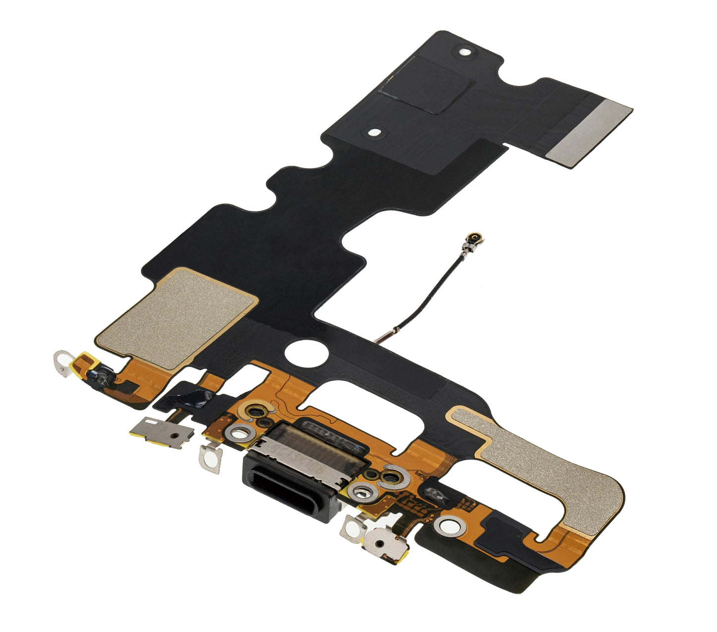 Charging Port Flex Cable For iPhone 7 (Aftermarket) (Jet / Matte Black)