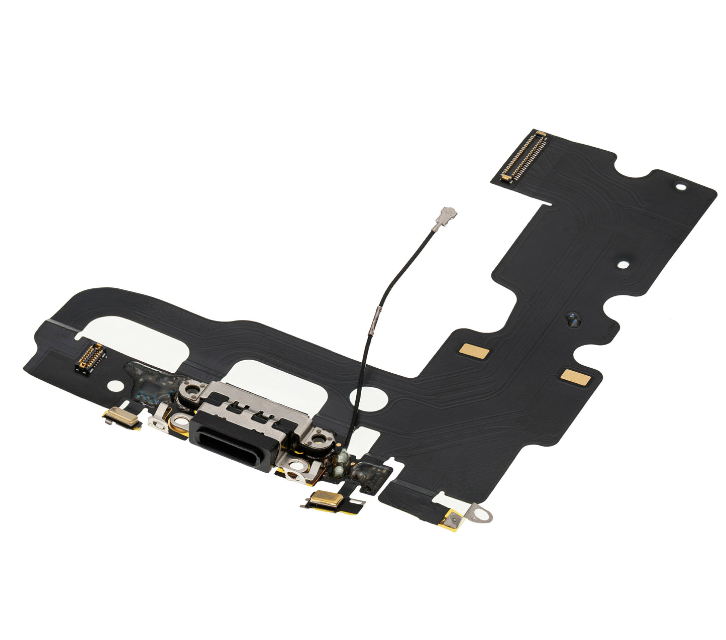 Charging Port Flex Cable For iPhone 7 (Aftermarket) (Jet / Matte Black)