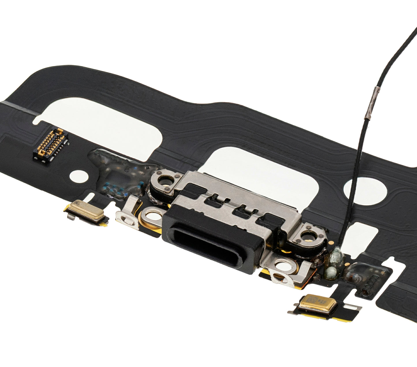 Charging Port Flex Cable For iPhone 7 (Aftermarket) (Jet / Matte Black)