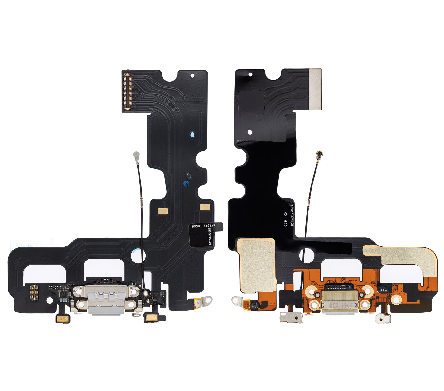 Charging Port Flex Cable For iPhone 7 (Aftermarket) (Silver)