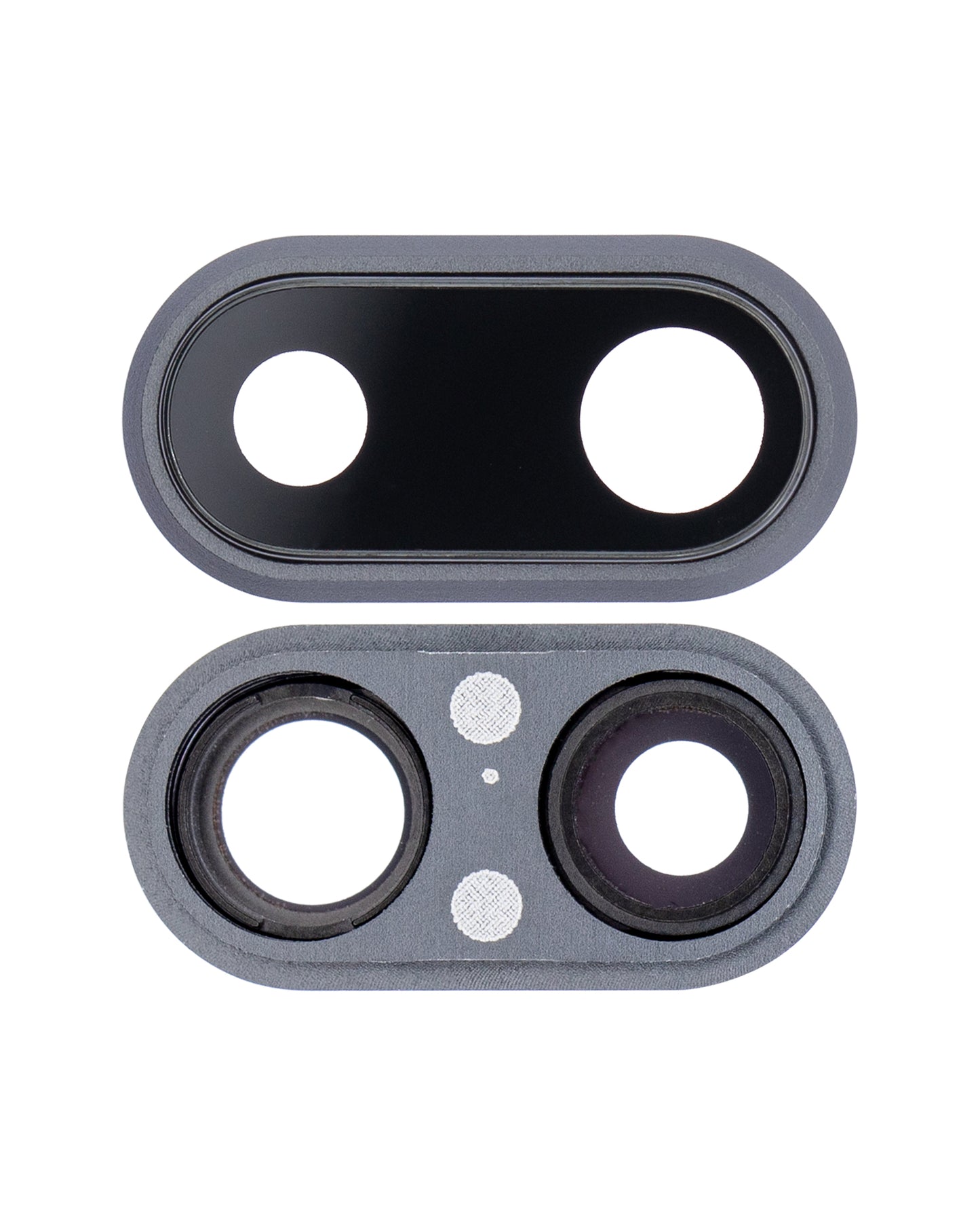 Back Camera Lens With Bracket & Bezel For iPhone 8 Plus (Aftermarket Plus) (Space Gray) (10 Pack)