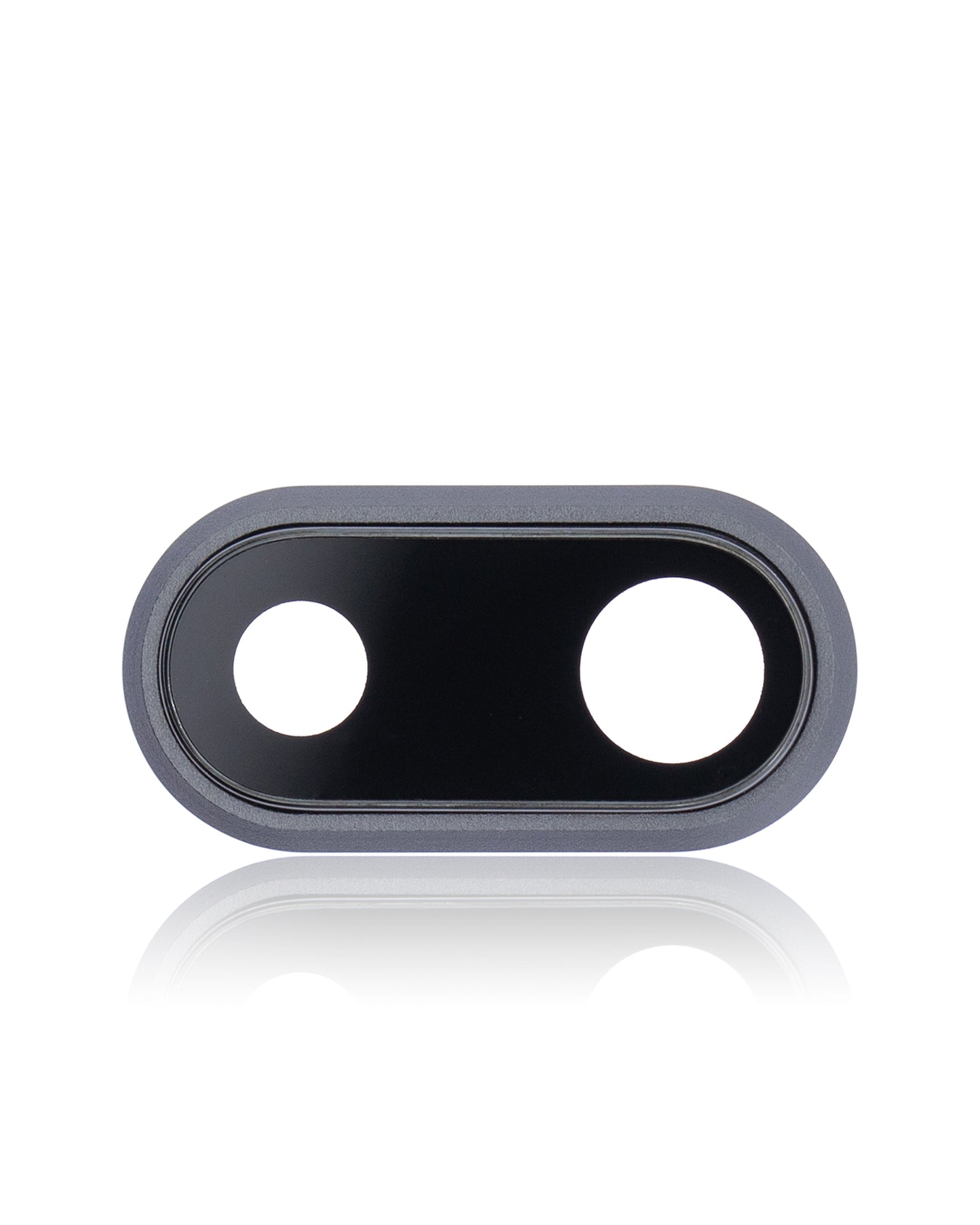 Back Camera Lens With Bracket & Bezel For iPhone 8 Plus (Space Gray) (10 Pack) (Real Sapphire l Premium)