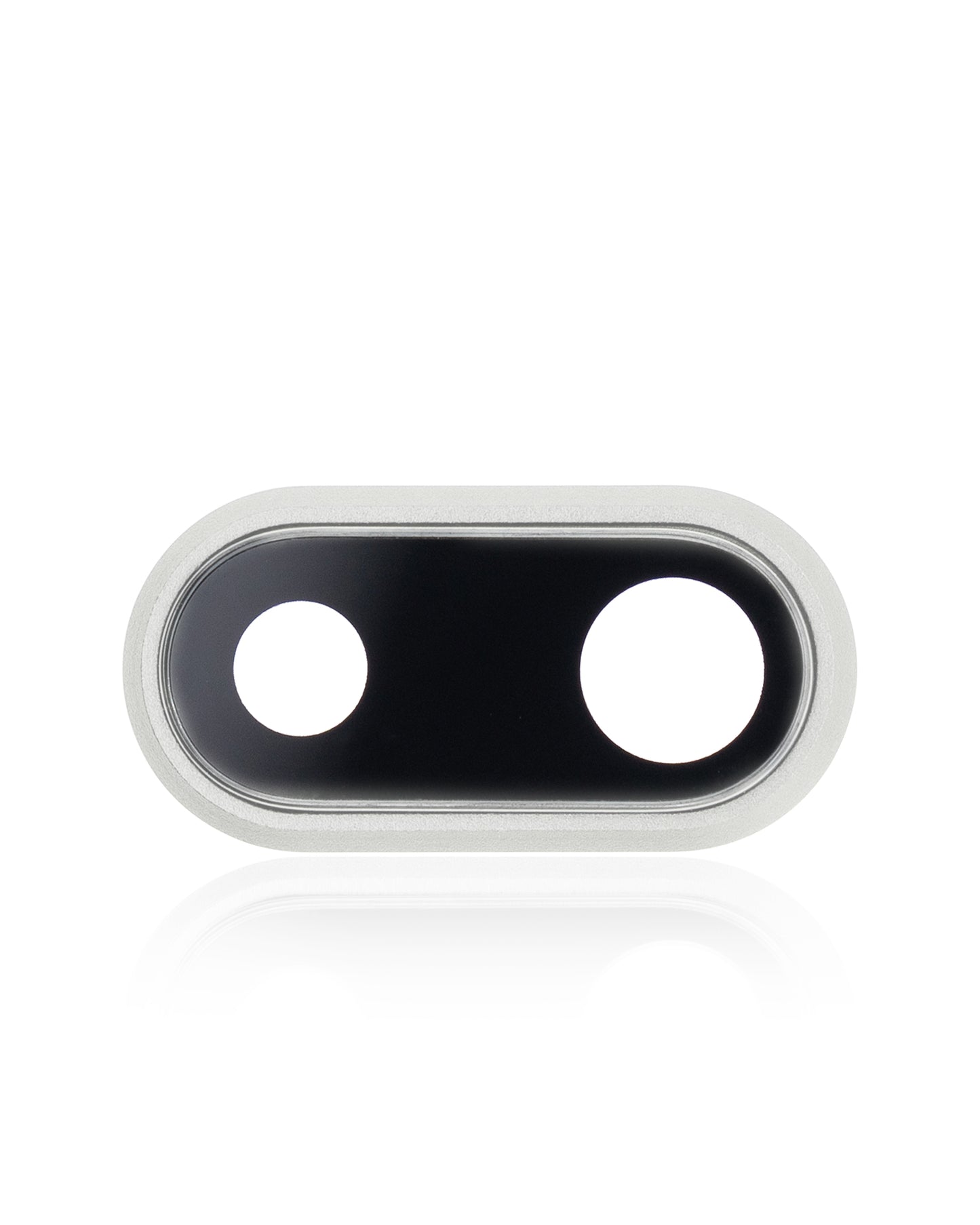 Back Camera Lens With Bracket & Bezel For iPhone 8 Plus (Aftermarket Plus) (Silver) (10 Pack)