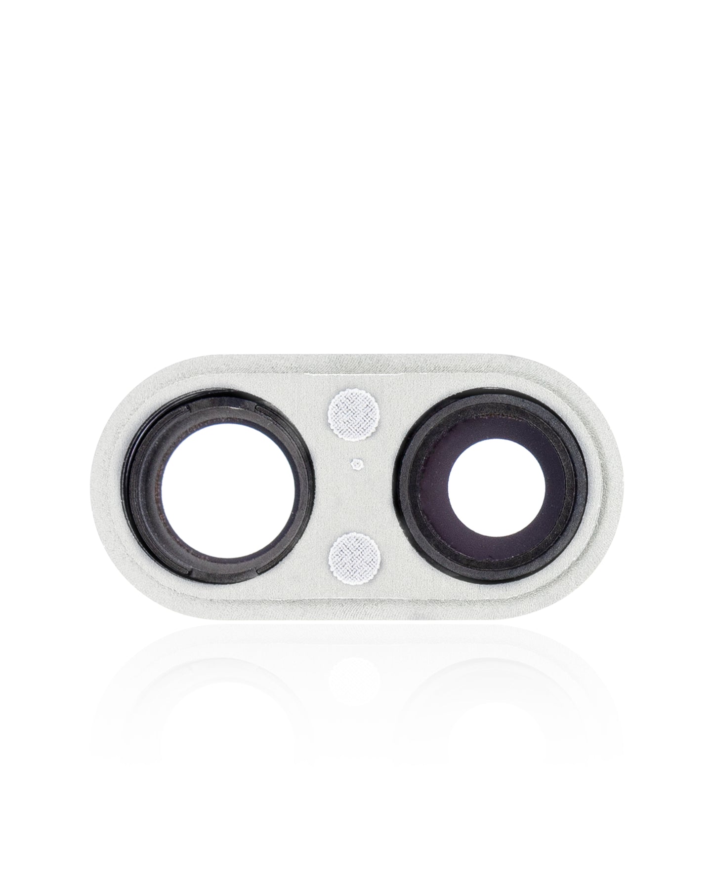 Back Camera Lens With Bracket & Bezel For iPhone 8 Plus (Silver) (10 Pack) (Real Sapphire l Premium)