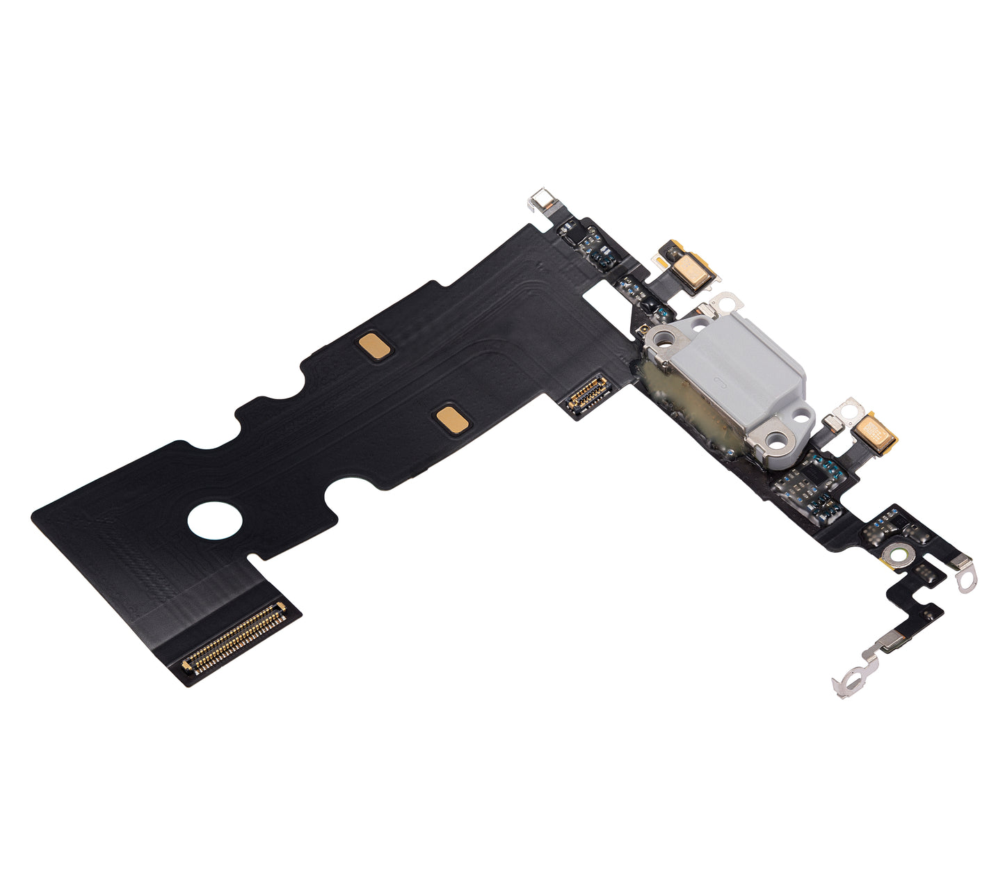 Charging Port Flex Cable For iPhone 8 (Premium) (Silver)