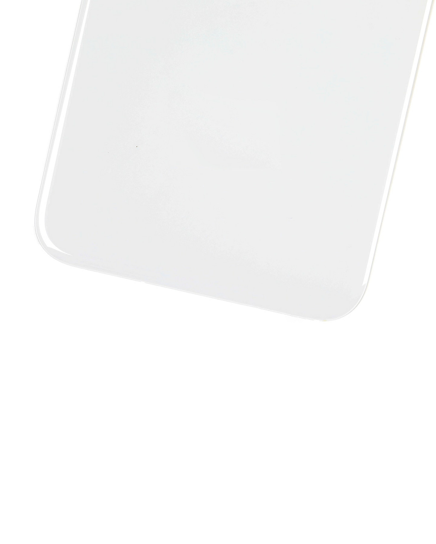 Back Cover Glass With Back Camera Lens For iPhone 8 (Aftermarket) (No Logo) (Silver)
