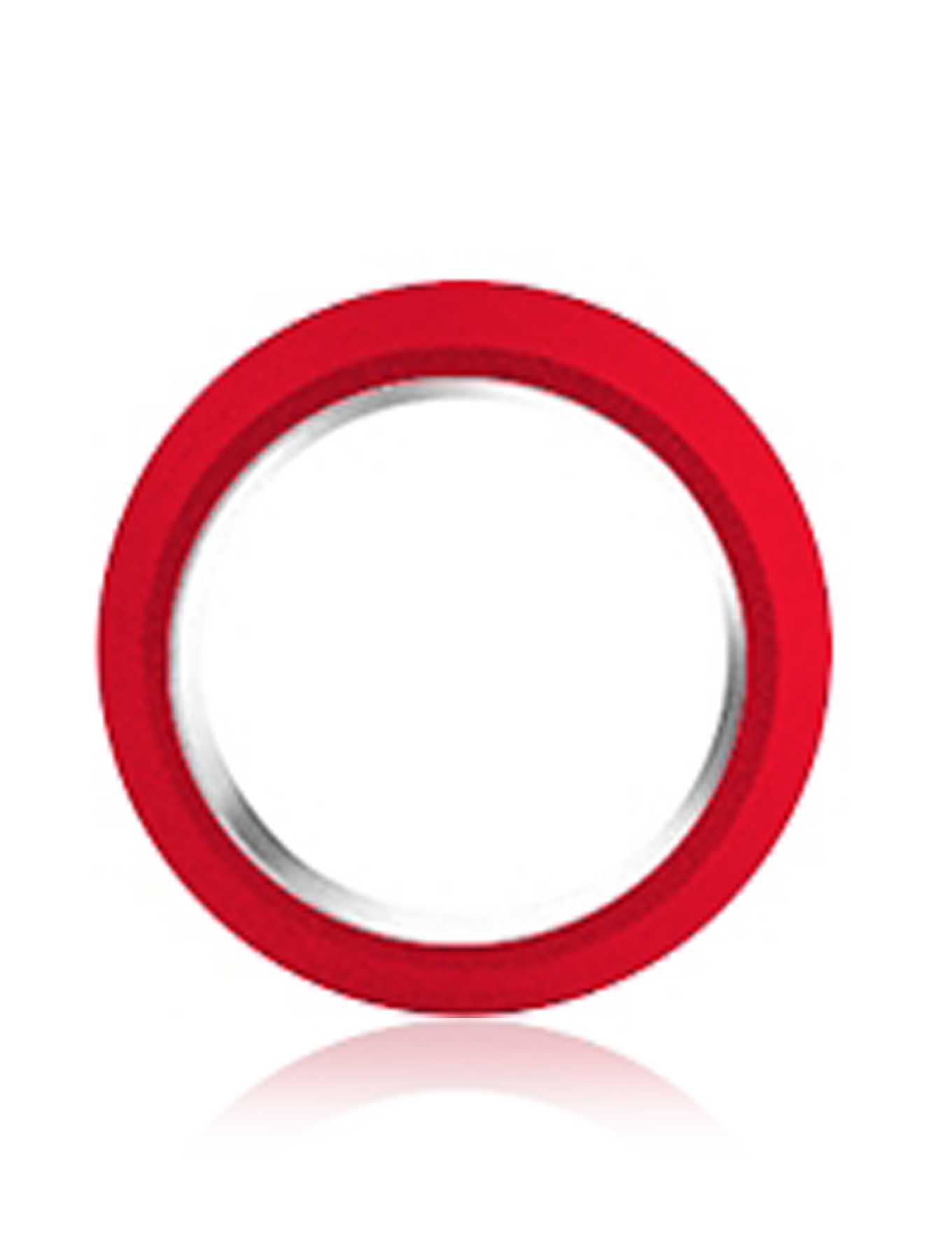 Back Camera Bezel Ring Only For iPhone 8 (Red) (10 Pack)