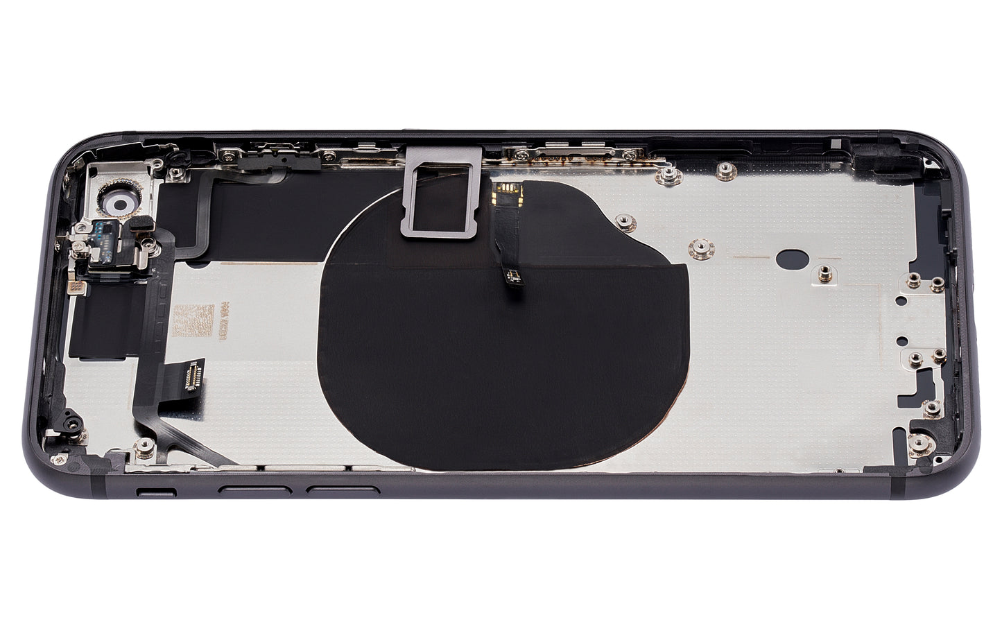 Back Housing W/ Small Components Pre-Installed For iPhone 8 (No Logo) (Aftermarket Plus) (Space Gray)