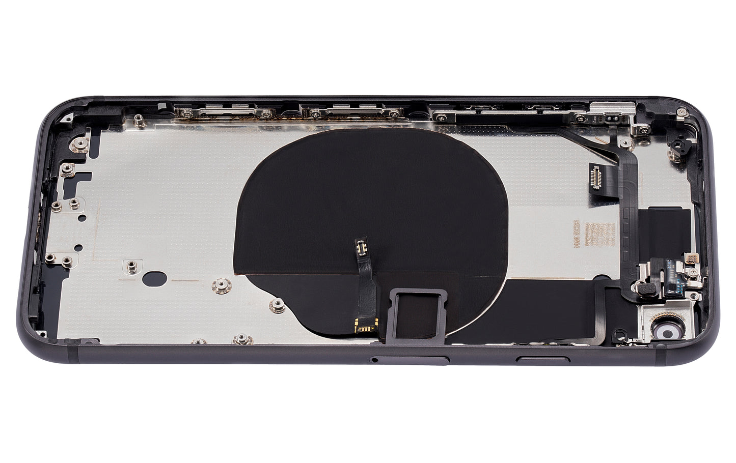 Back Housing W/ Small Components Pre-Installed For iPhone 8 (No Logo) (Aftermarket Plus) (Space Gray)