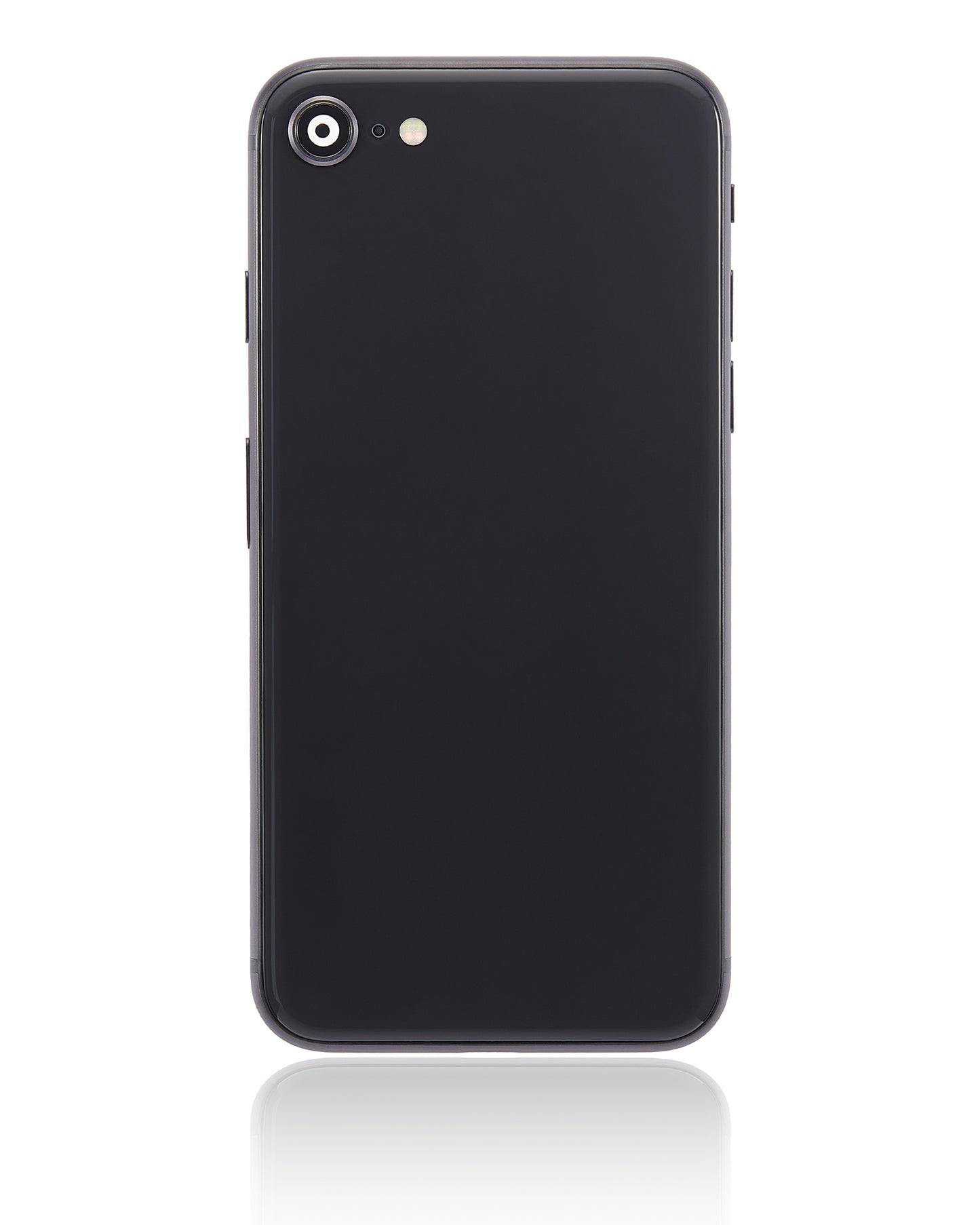 Back Housing W/ Small Components Pre-Installed For iPhone 8 (No Logo) (Aftermarket Plus) (Space Gray)