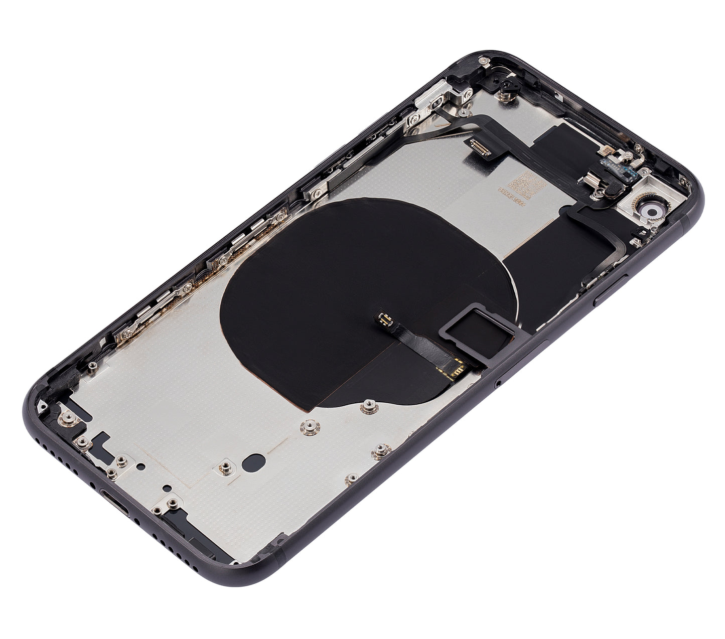 Back Housing W/ Small Components Pre-Installed For iPhone 8 (No Logo) (Aftermarket Plus) (Space Gray)