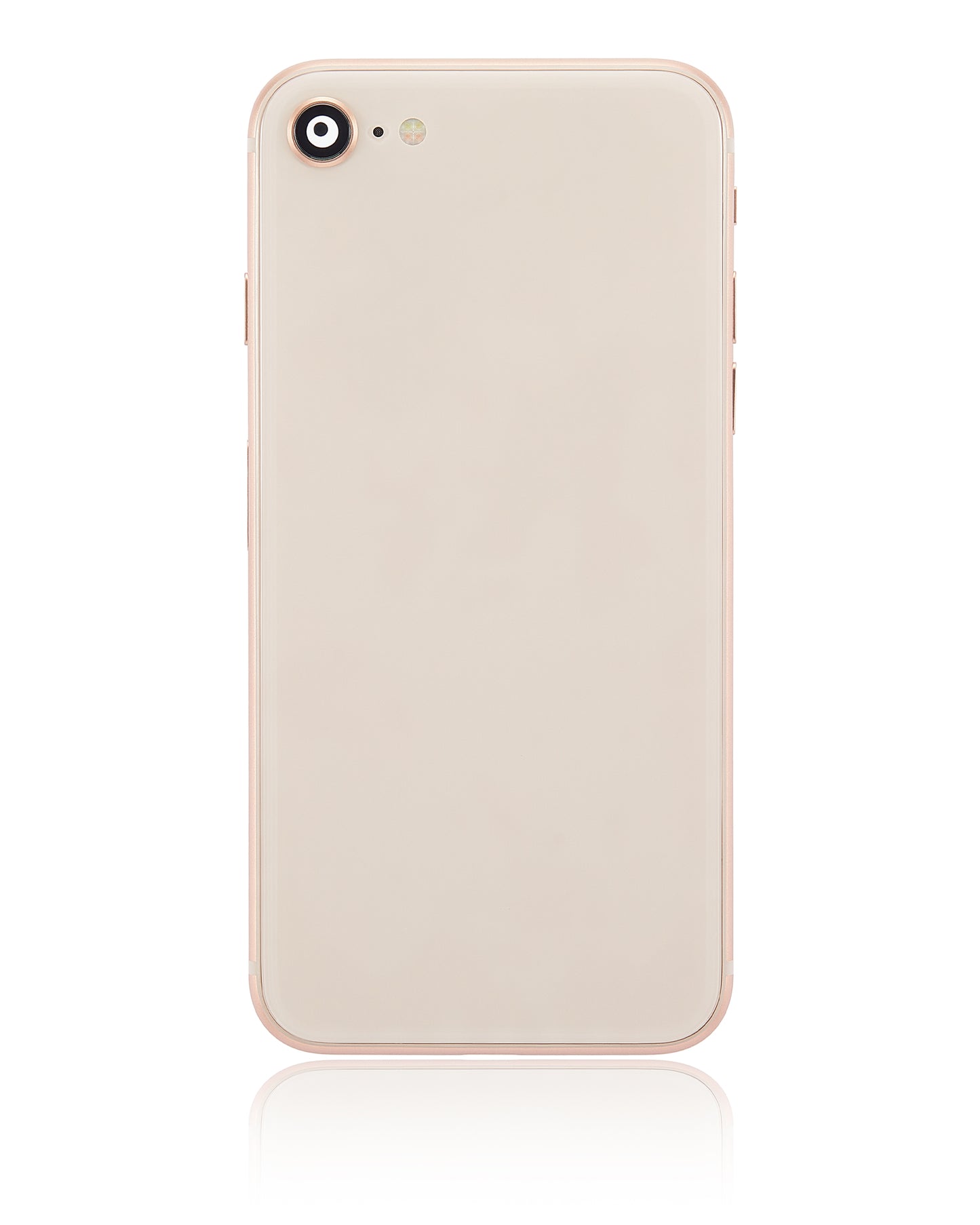 Back Housing W/ Small Components Pre-Installed For iPhone 8 (No Logo) (Aftermarket Plus) (Gold)
