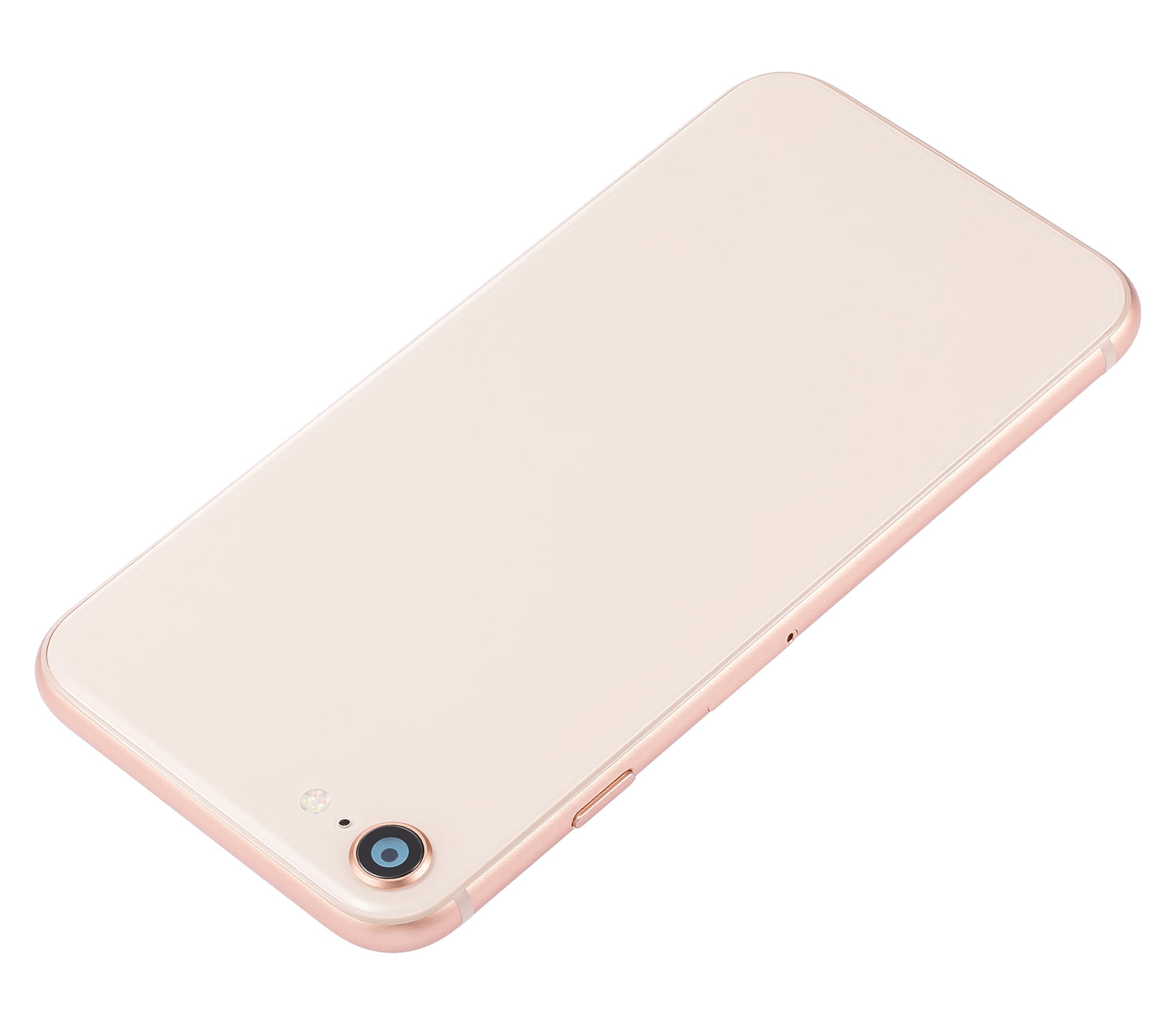 Back Housing W/ Small Components Pre-Installed For iPhone 8 (No Logo) (Aftermarket Plus) (Gold)