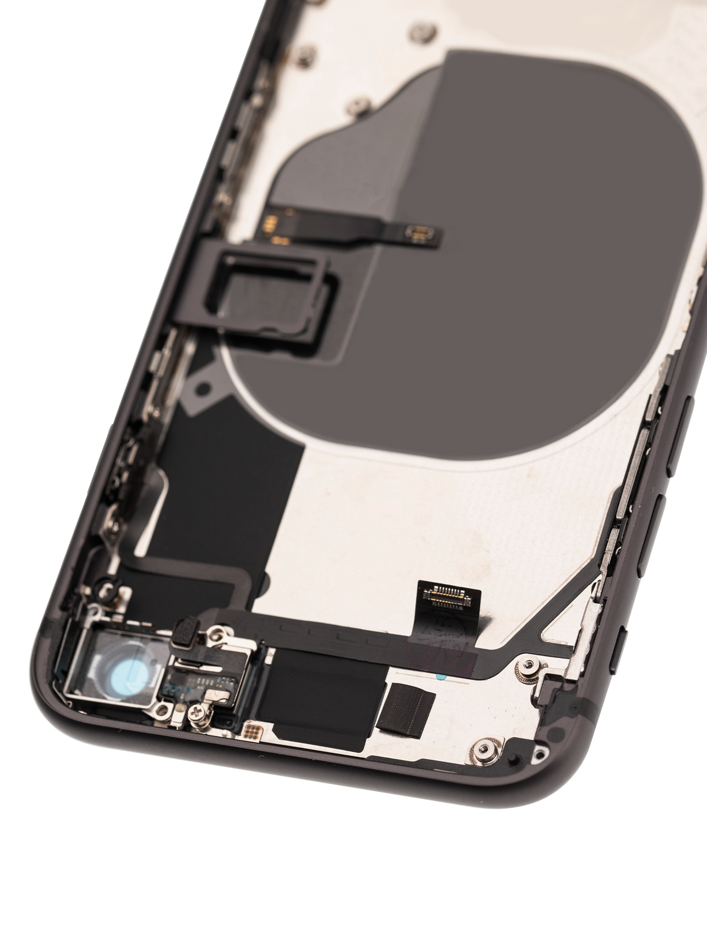 Back Housing W/ Small Parts For iPhone 8 (Used OEM Pull: Grade C) (Space Gray)