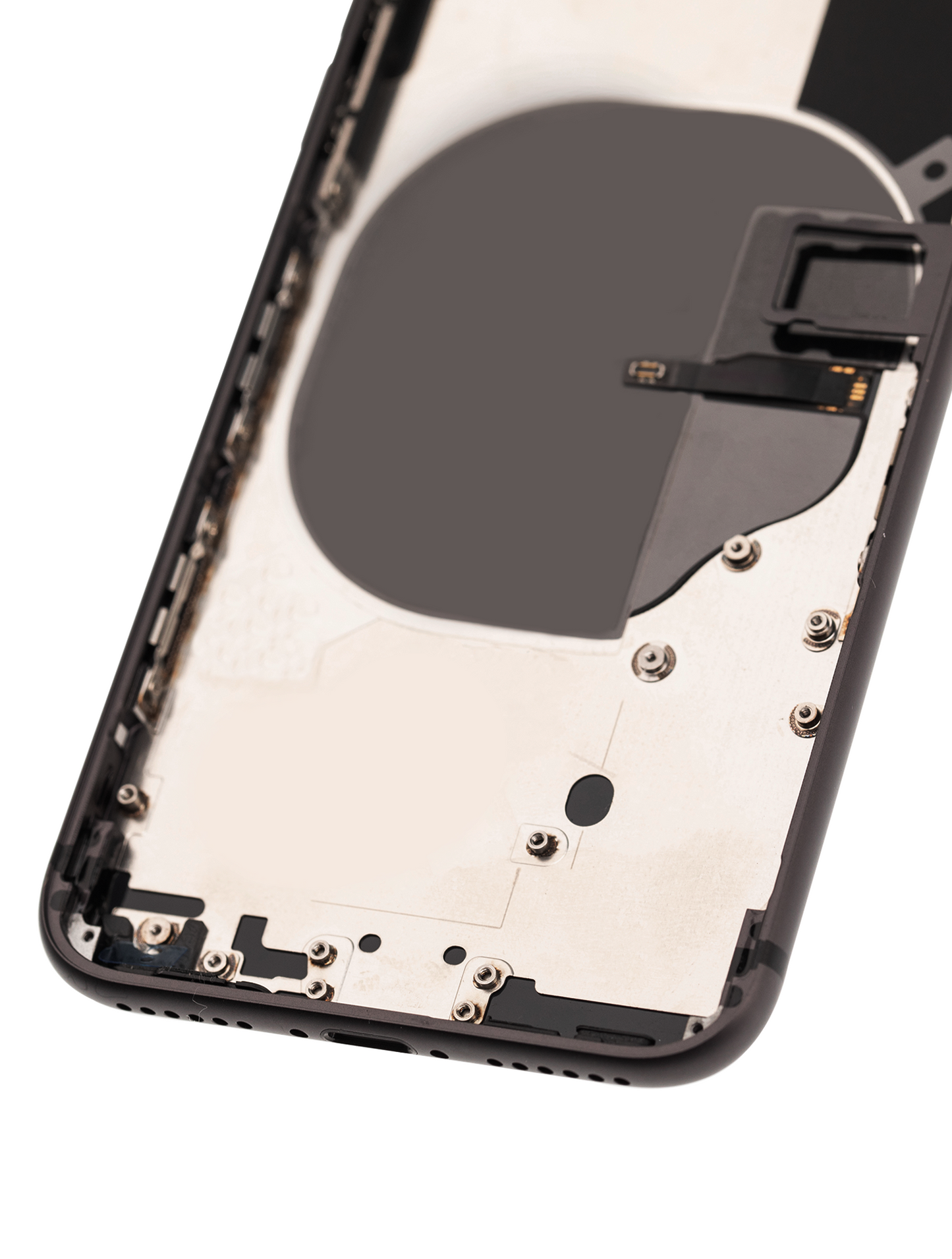 Back Housing W/ Small Parts For iPhone 8 (Used OEM Pull: Grade C) (Space Gray)