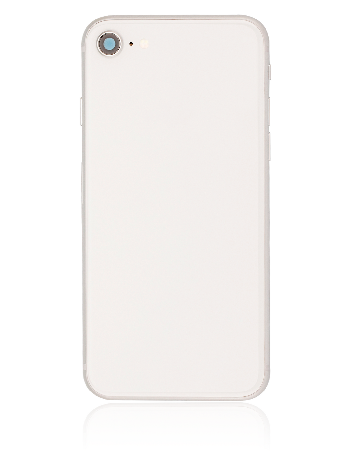 Back Housing W/ Small Parts For iPhone 8 (Used OEM Pull: Grade A) (Silver)