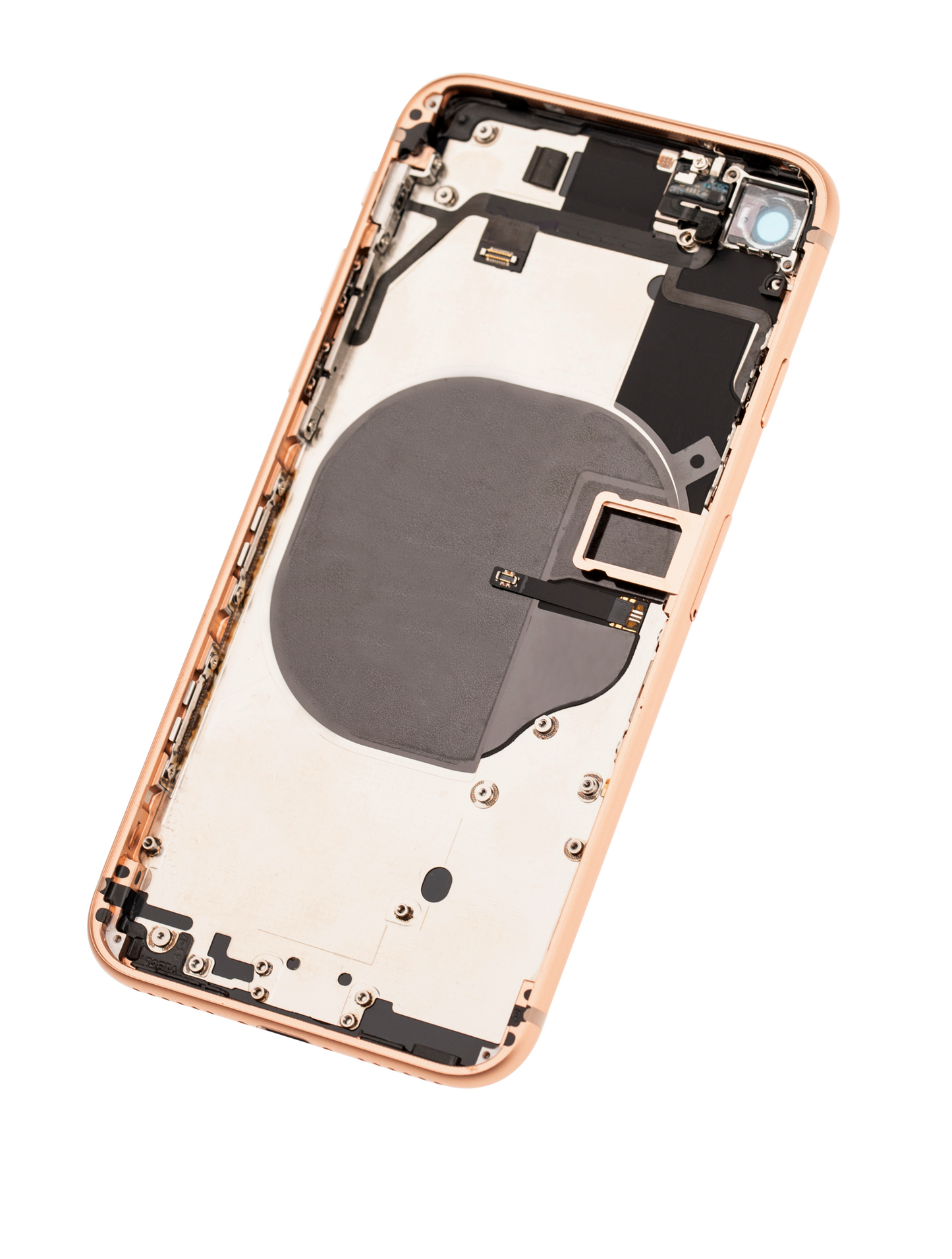 Back Housing W/ Small Parts For iPhone 8 (Used OEM Pull: Grade A) (Gold)