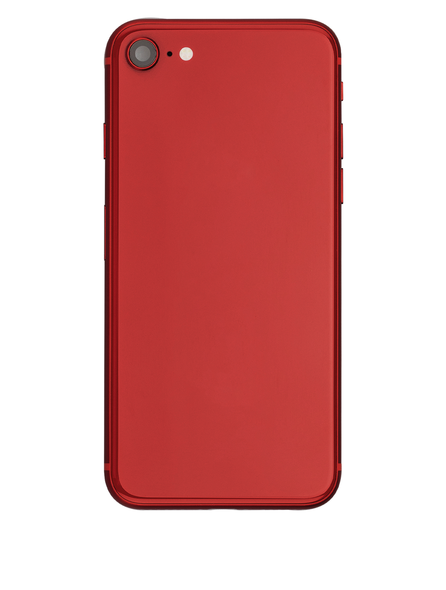 Back Housing W/ Small Parts For iPhone 8 (Used OEM Pull: Grade B) (Red)