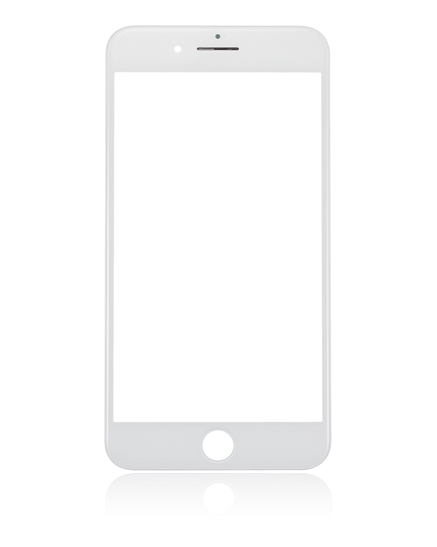 3 in 1 (Glass With OCA Pre-Installed + Frame) For iPhone 8 Plus (OCA Master) (2 Pack) (White)