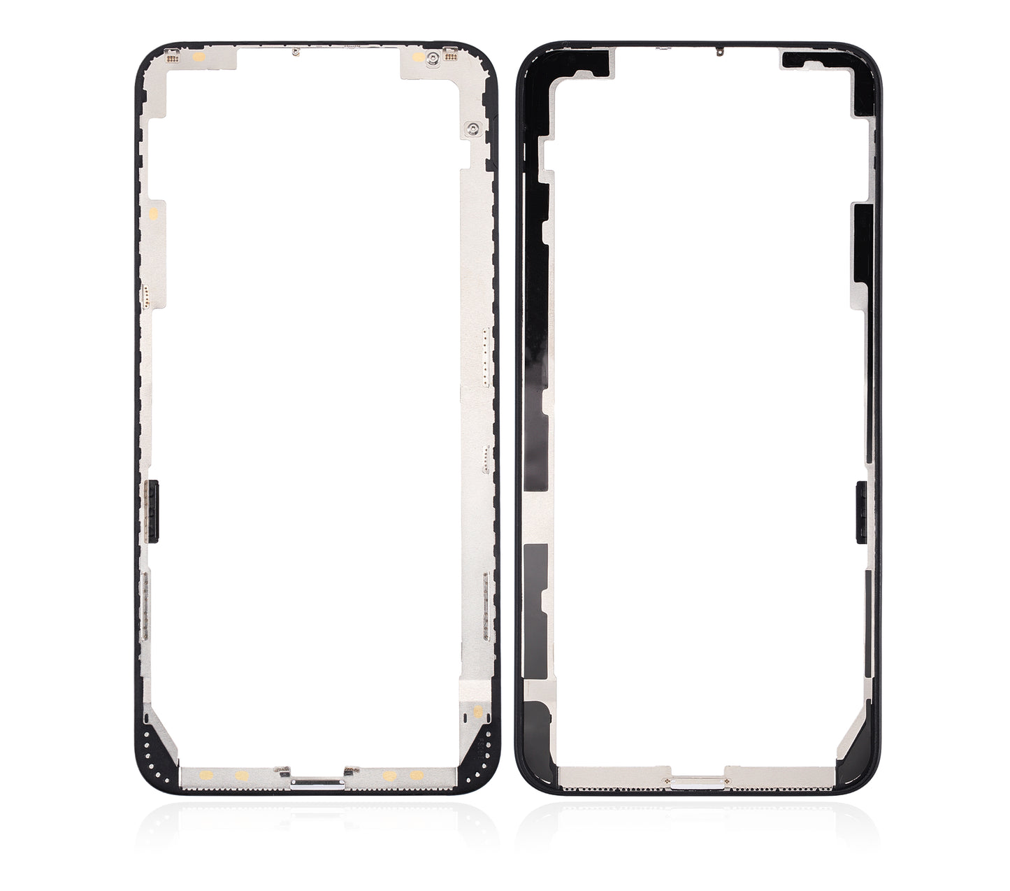 3 in 1 (Glass With OCA Pre-Installed + Frame) For iPhone 8 Plus (OCA Master) (2 Pack) (Black)