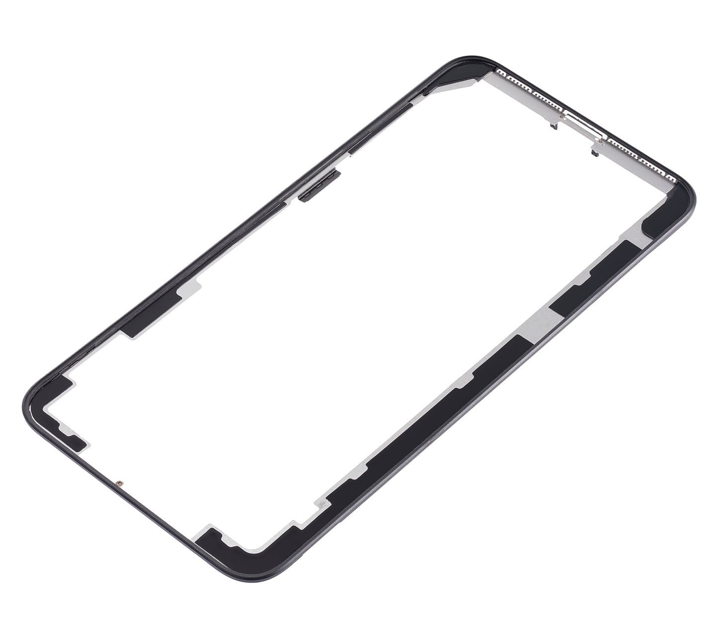 3 in 1 (Glass With OCA Pre-Installed + Frame) For iPhone 8 Plus (OCA Master) (2 Pack) (Black)