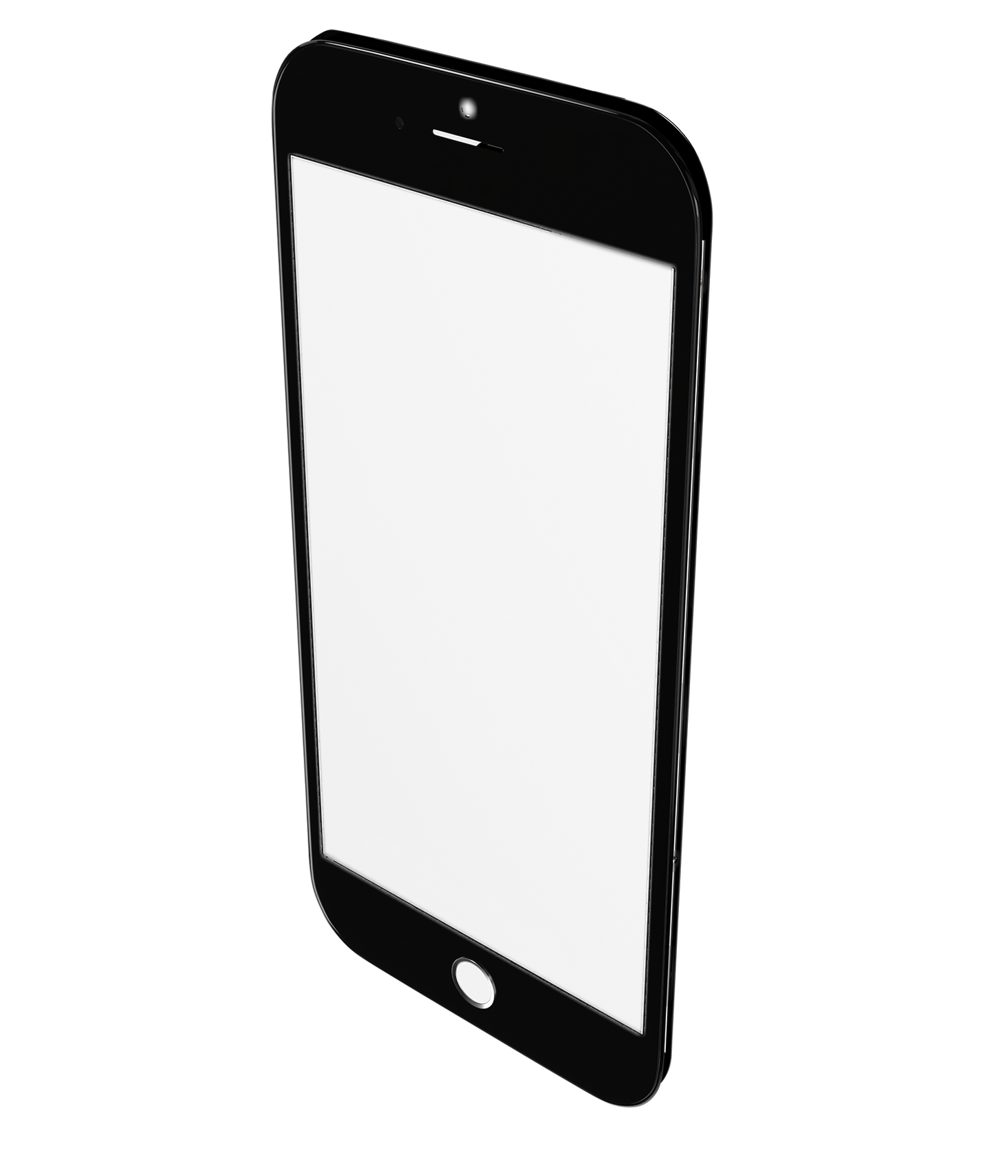 Glass With Frame / OCA / Polarizer Pre-Installed For iPhone 7 Plus (Black) (Premium / 4 in 1) (2 Pack)