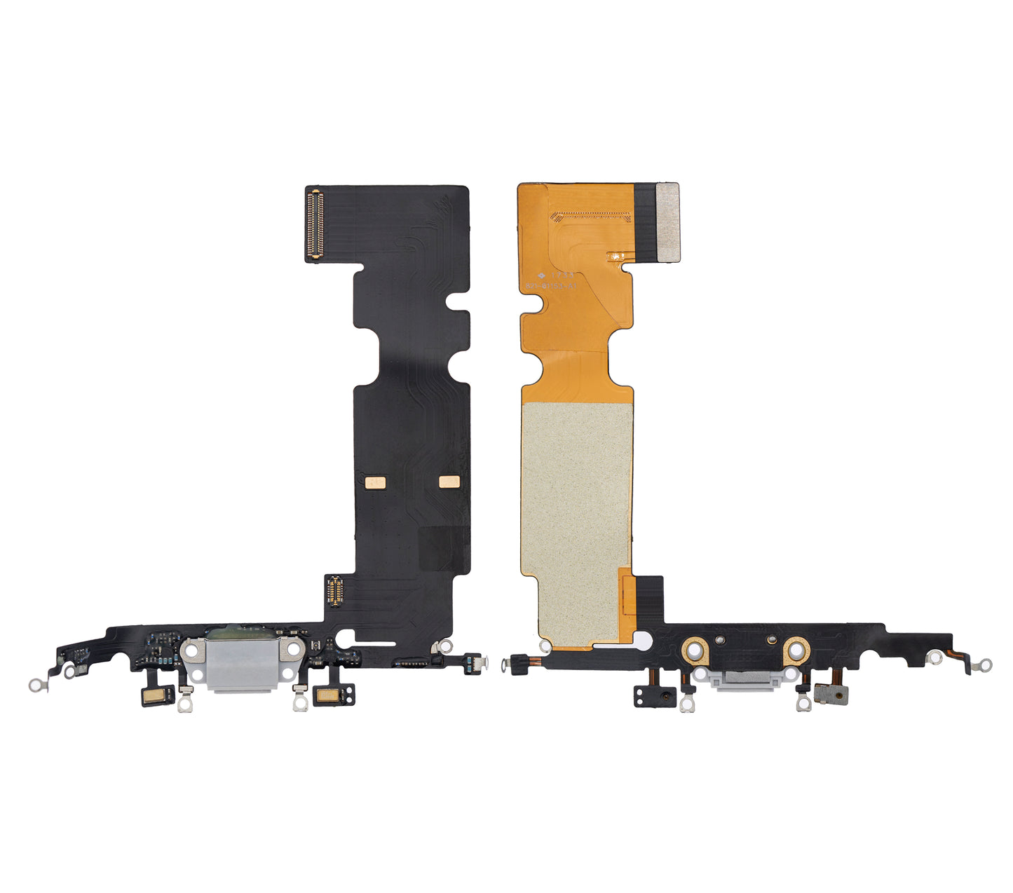 Charging Port Flex Cable For iPhone 8 Plus (Premium) (Silver)