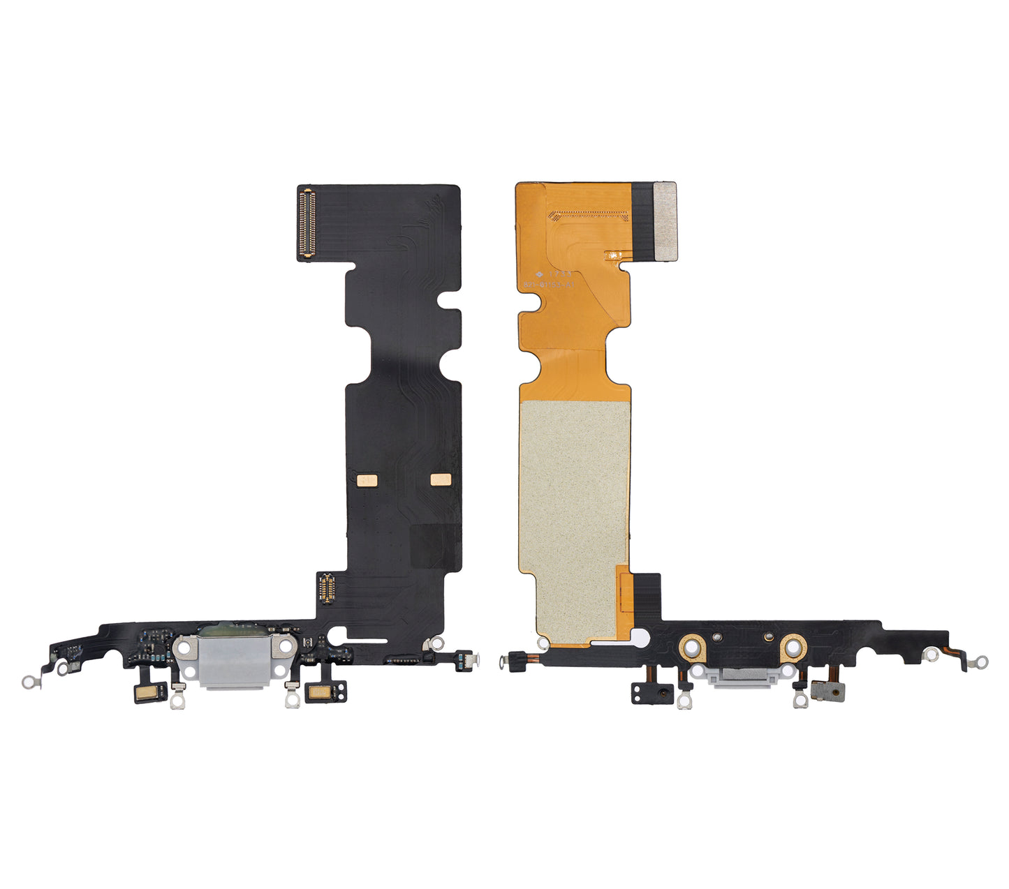 Charging Port Flex Cable For iPhone 8 Plus (Aftermarket) (Silver)