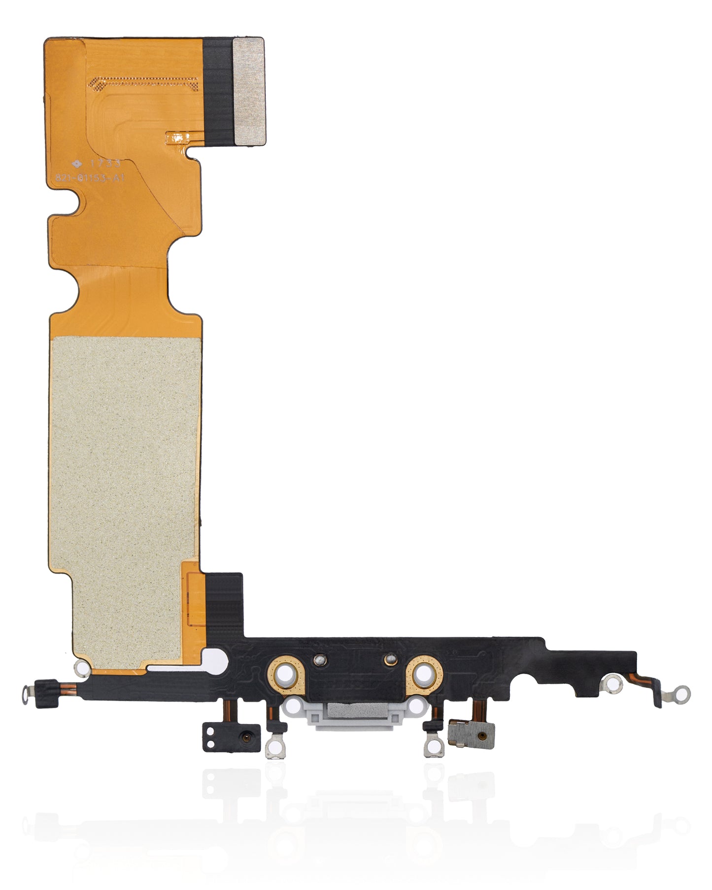 Charging Port Flex Cable For iPhone 8 Plus (Aftermarket) (Silver)