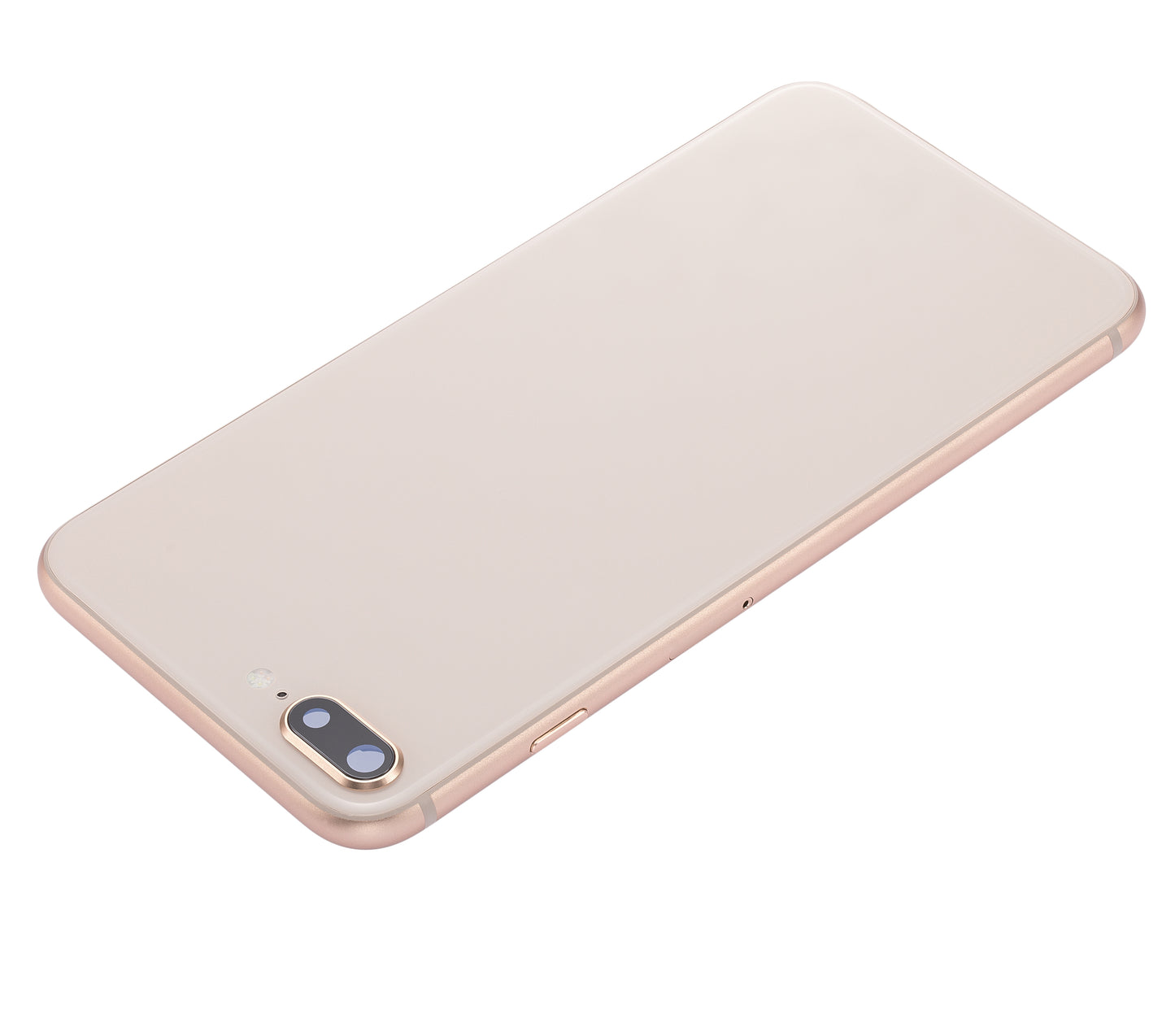 Back Housing W/ Small Components Pre-Installed For iPhone 8 Plus (No Logo) (Aftermarket Plus) (Gold)