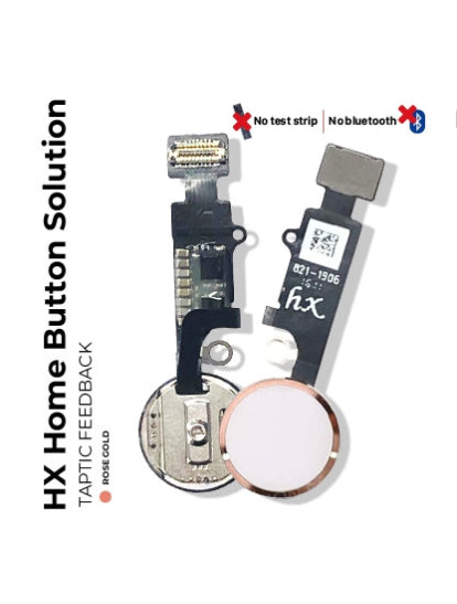 Home Button Solution With Flex For iPhone 7 / 7 Plus / 8 / 8 Plus (Rose Gold) (Version 6 / JCID) (No Bluetooth Required)