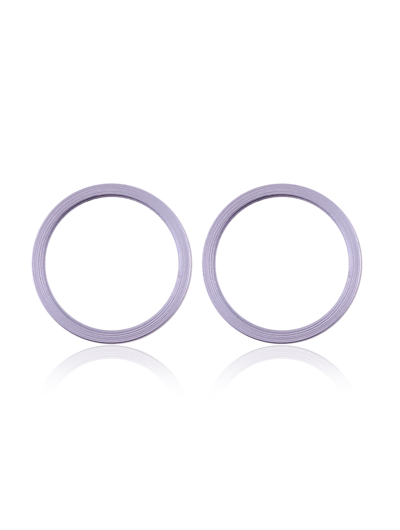 Back Camera Bezel Ring Only For iPhone 11 / 12 / 12 Mini (Purple) (2 Piece Set) (10 Pack)