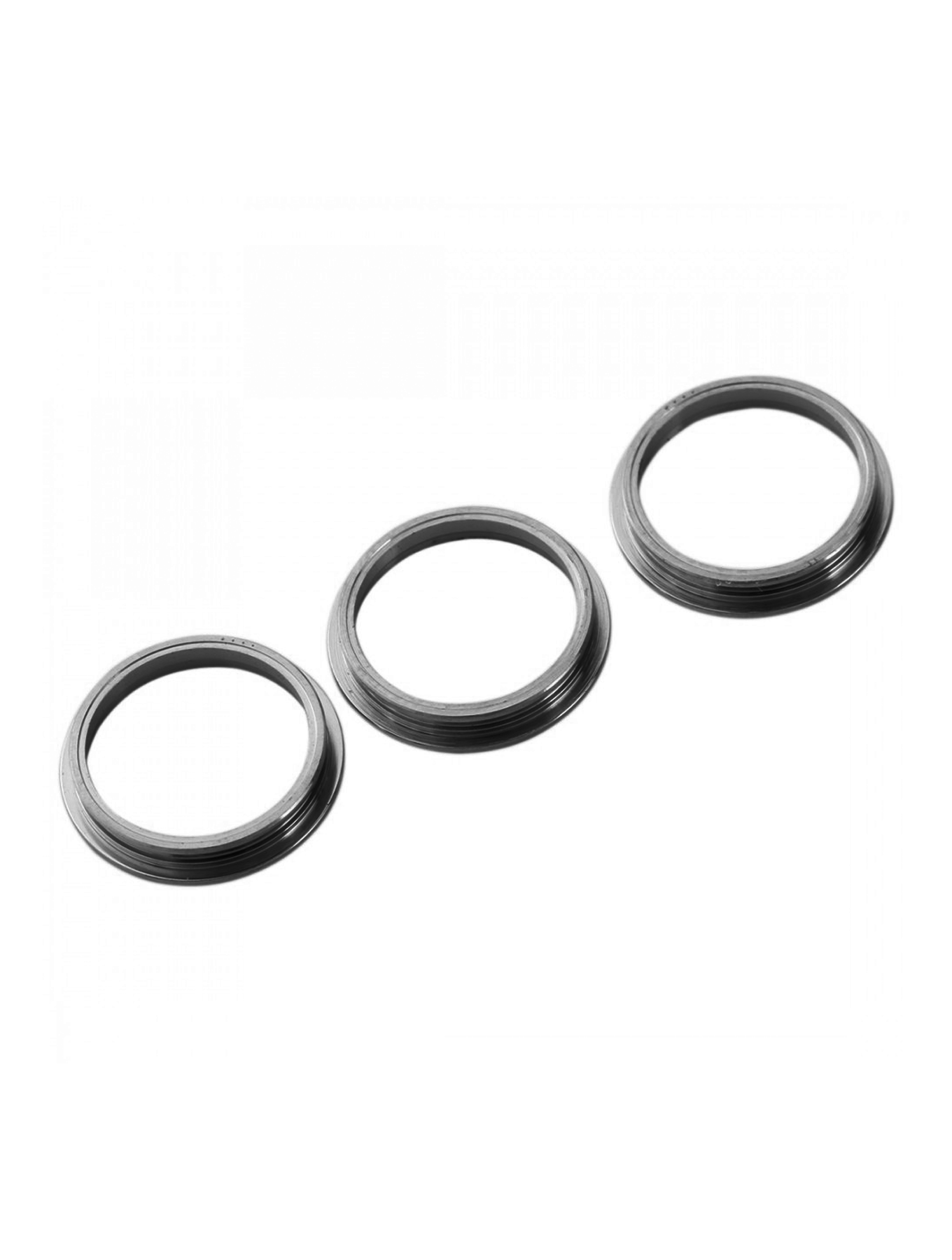 Back Camera Bezel Ring Only For iPhone 12 Pro (Graphite) (3 Piece Set) (10 Pack)