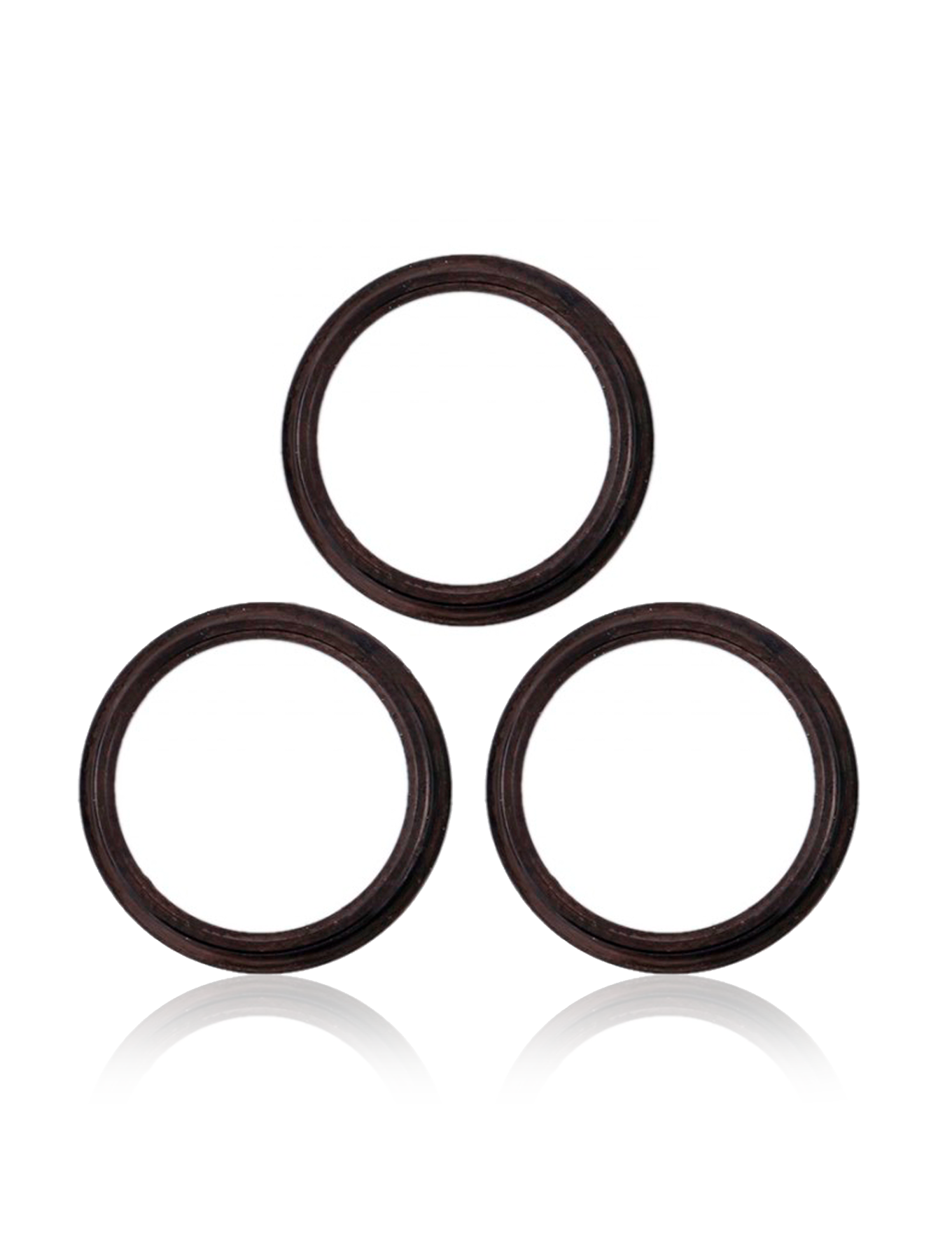 Back Camera Bezel Ring Only For iPhone 11 Pro / 11 Pro Max (Space Gray) (3 Piece Set) (10 Pack)