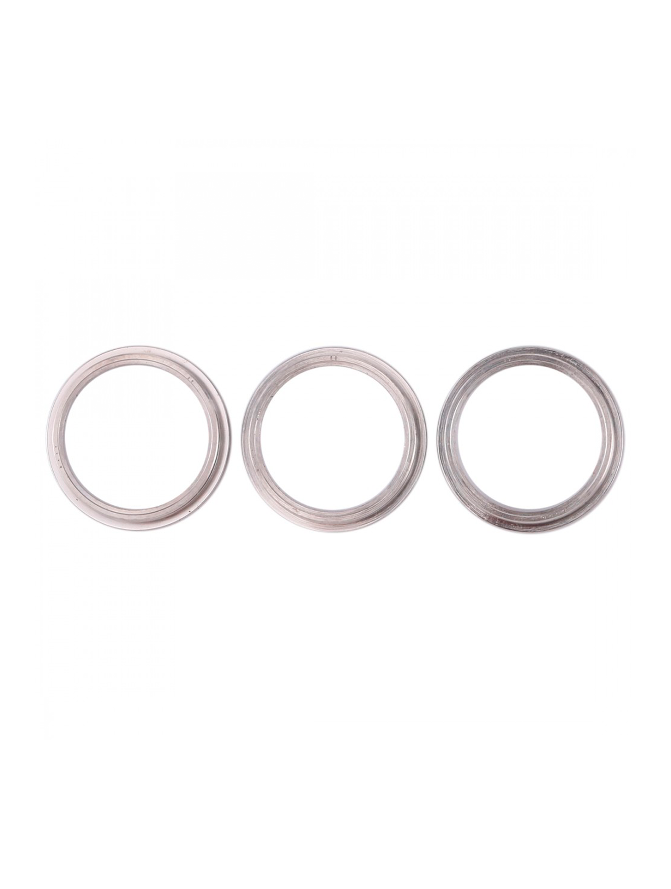 Back Camera Bezel Ring Only For iPhone 11 Pro / 11 Pro Max (Silver) (3 Piece Set) (10 Pack)