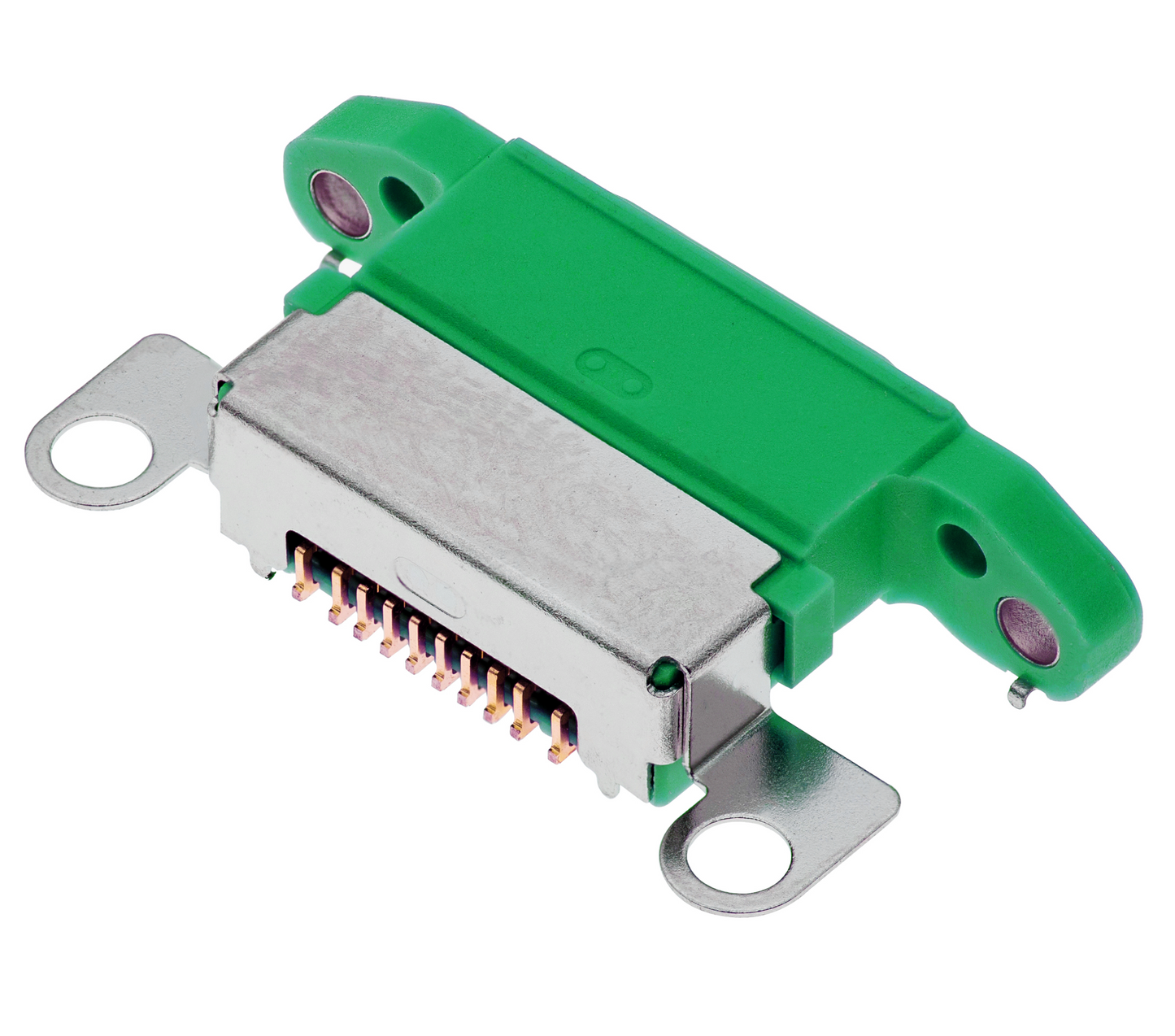 Charging Port Only For iPhone 12 Mini (Green) (10 Pack)