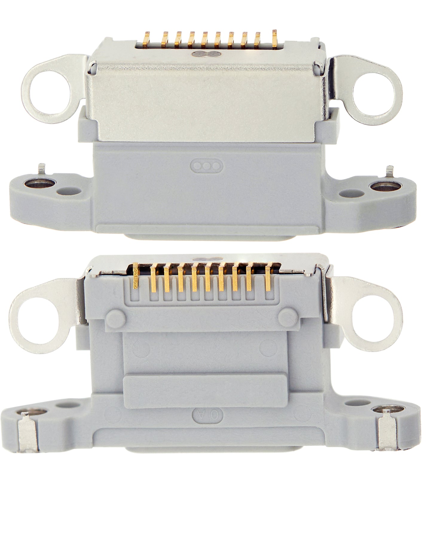 Charging Port Only For iPhone 12 Pro Max (Silver) (10 Pack)