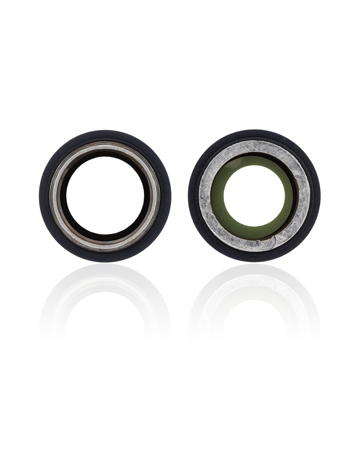 Back Camera Lens With Bracket & Bezel For iPhone 12 / 12 Mini (Aftermarket Plus) (Black)