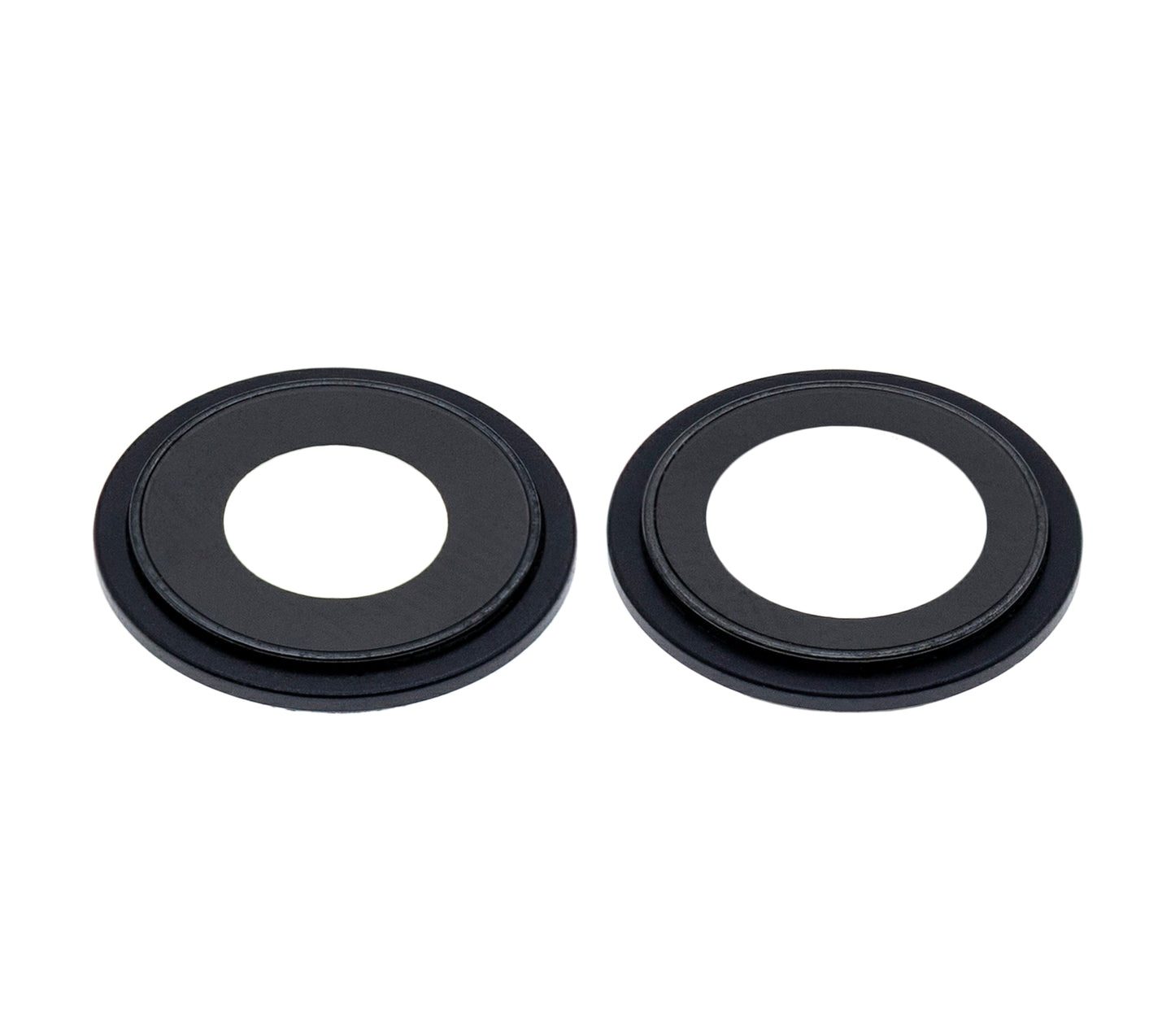 Back Camera Lens With Bracket & Bezel For iPhone 12 / 12 Mini (Aftermarket Plus) (Black)