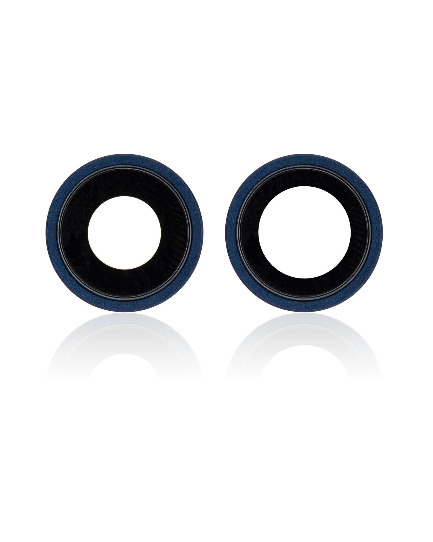 Back Camera Lens With Bracket & Bezel For iPhone 12 / 12 Mini (Aftermarket Plus) (Blue)