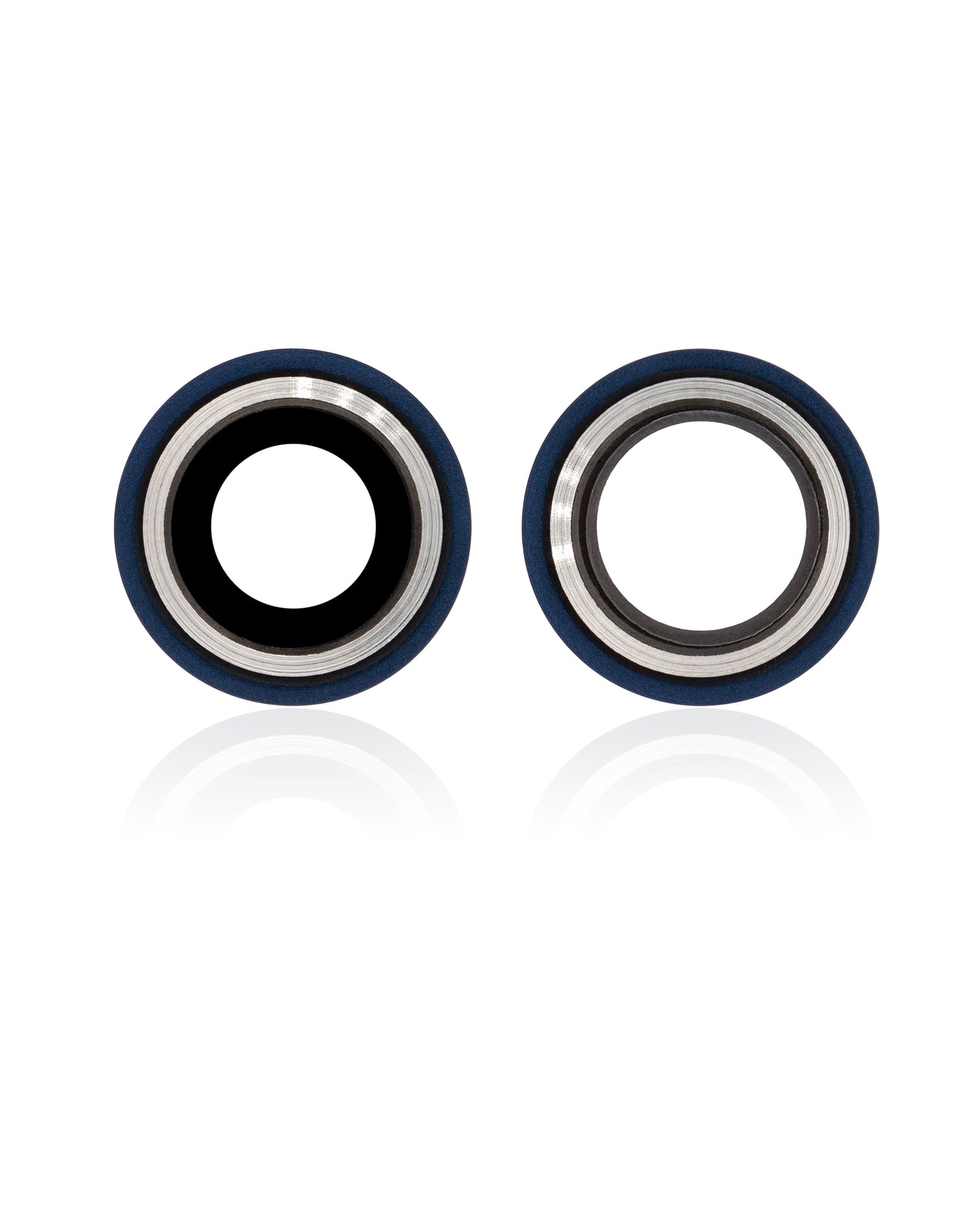 Back Camera Lens With Bracket & Bezel For iPhone 12 / 12 Mini (Aftermarket Plus) (Blue)