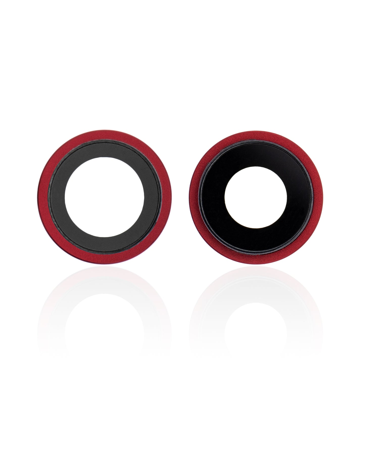 Back Camera Lens With Bracket & Bezel For iPhone 12 / 12 Mini (Aftermarket Plus) (Red)