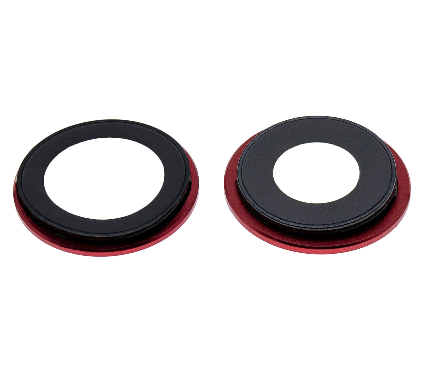 Back Camera Lens With Bracket & Bezel For iPhone 12 / 12 Mini (Aftermarket Plus) (Red)