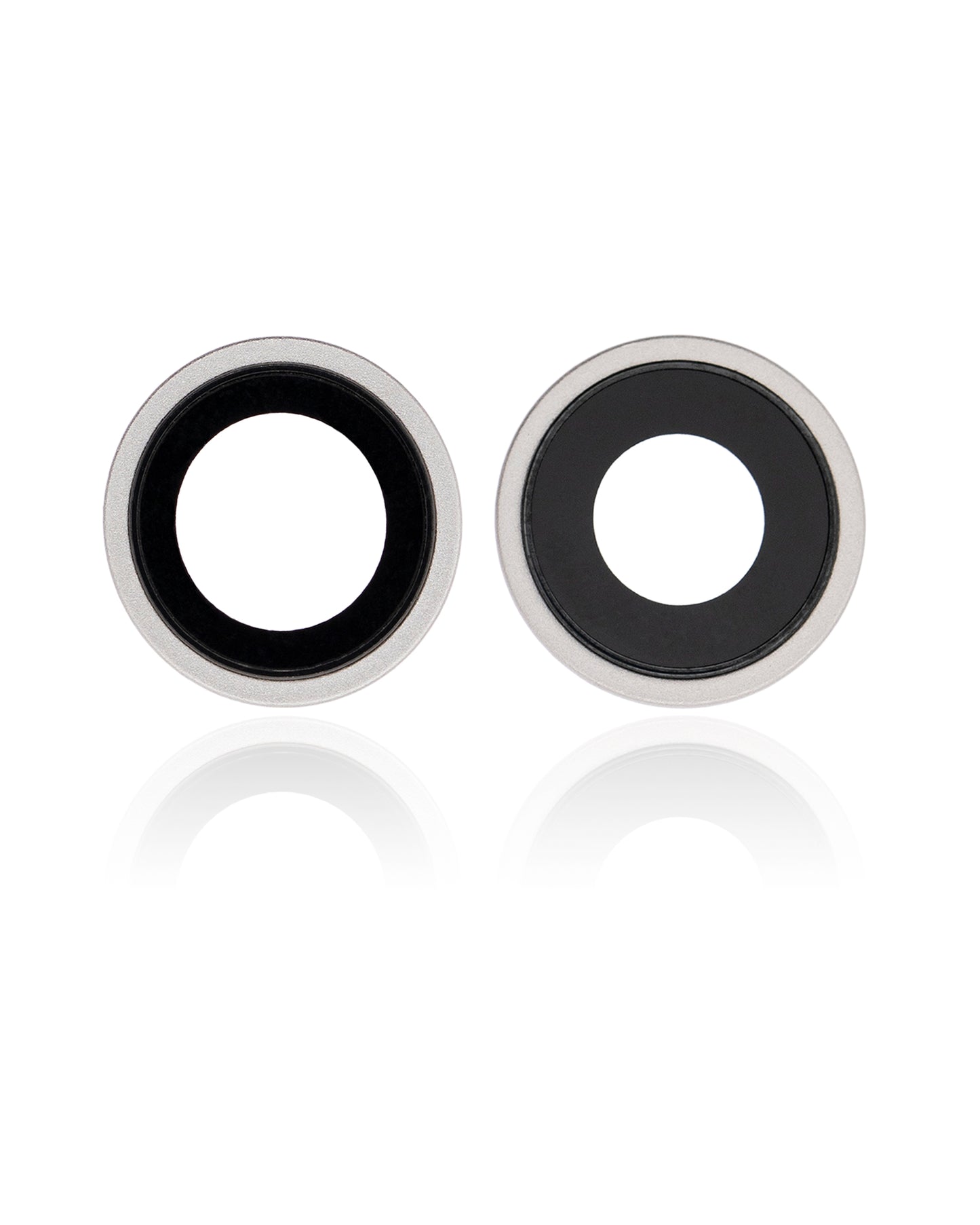 Back Camera Lens With Bracket & Bezel For iPhone 12 / 12 Mini (Aftermarket Plus) (White)