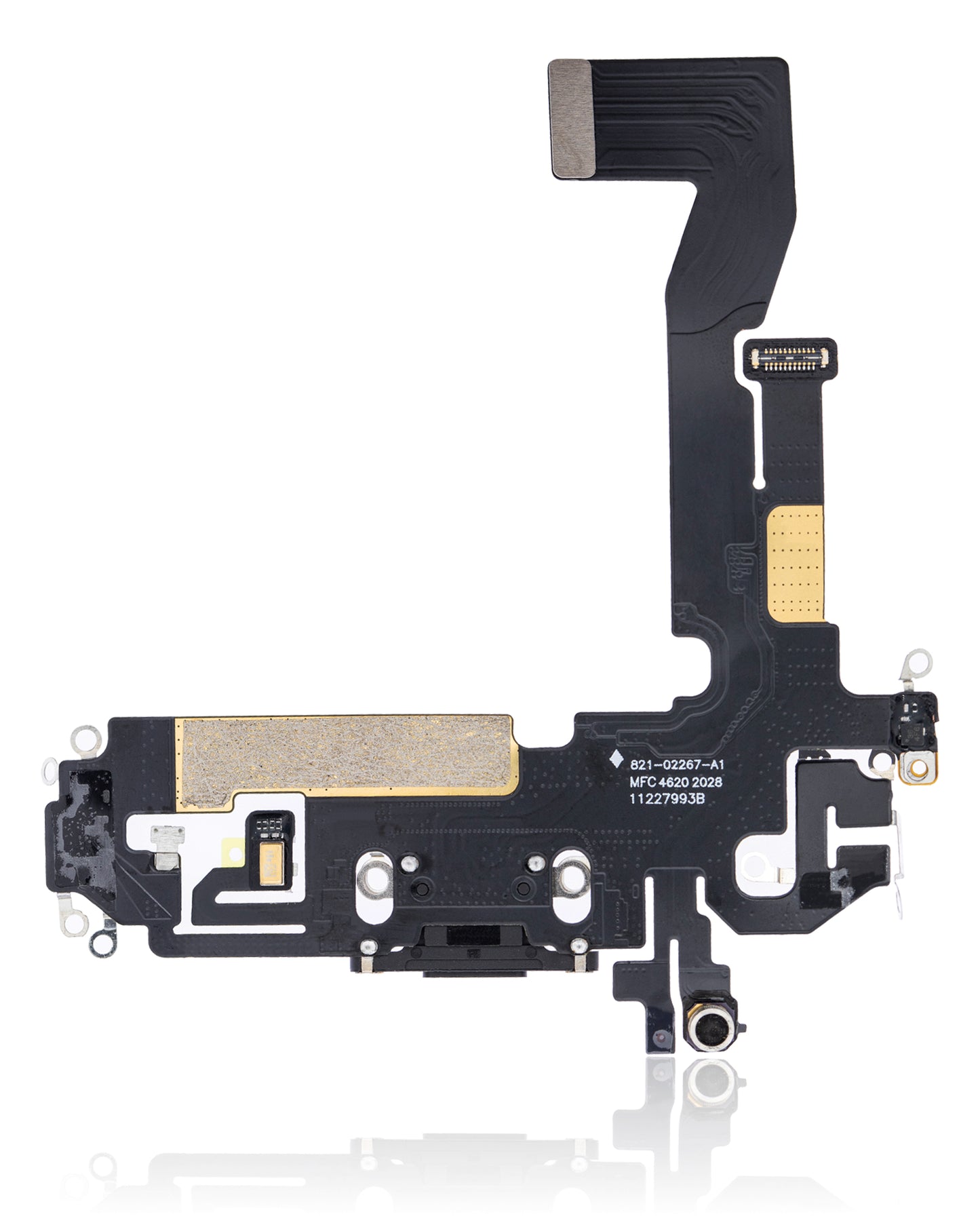 Charging Port Flex Cable For iPhone 12 / 12 Pro (Aftermarket Plus) (Graphite)