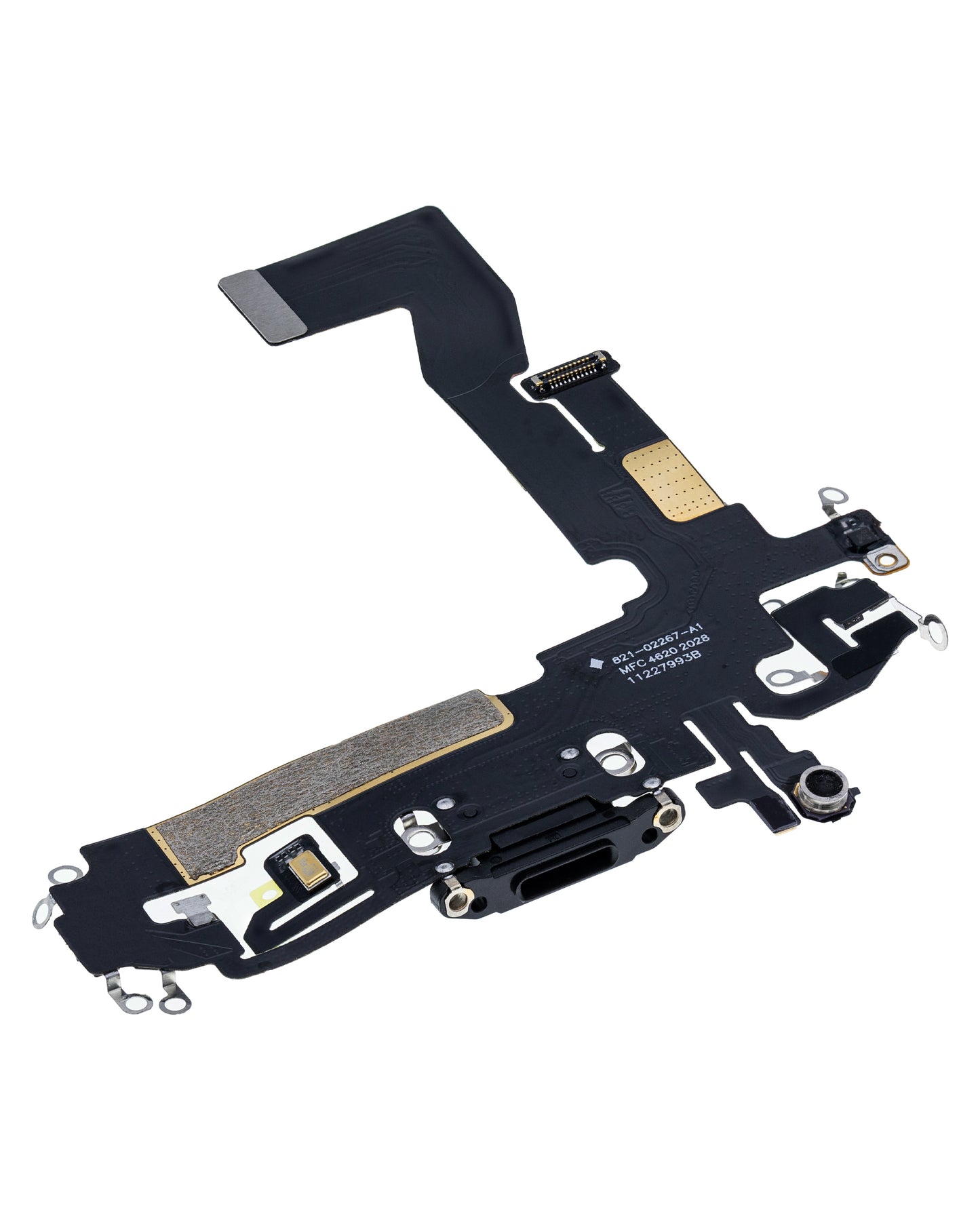 Charging Port Flex Cable For iPhone 12 / 12 Pro (Aftermarket Plus) (Graphite)