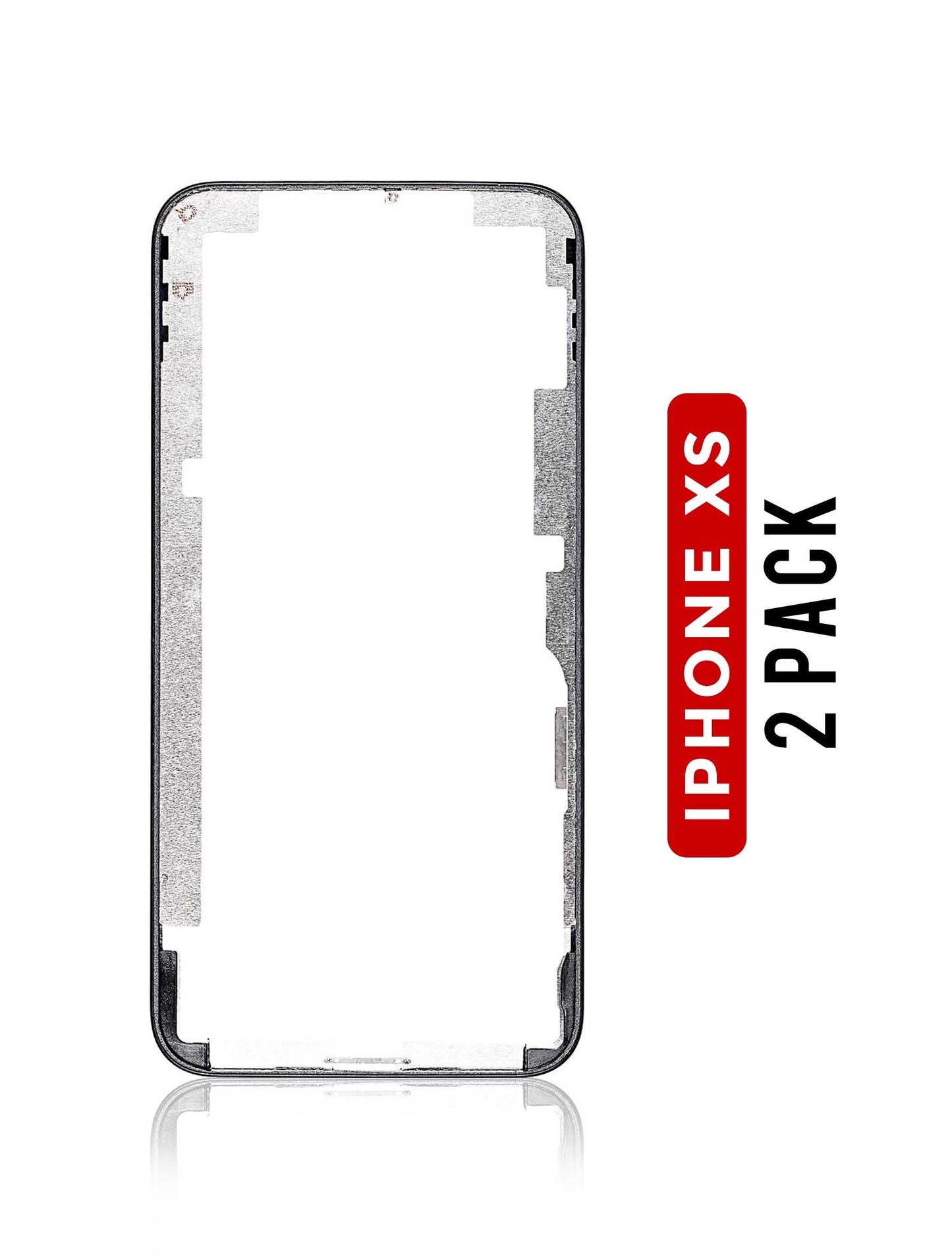 Frame Without Glue For iPhone XS ( 2 Pack)